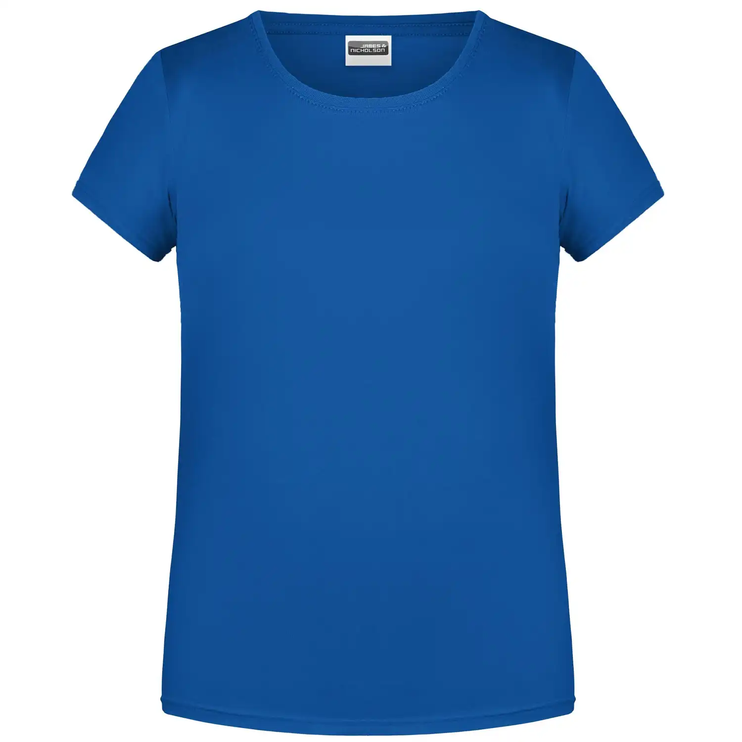 Mädchen Basic T-Shirt "8007G" in royal, L - Thumbnail 1
