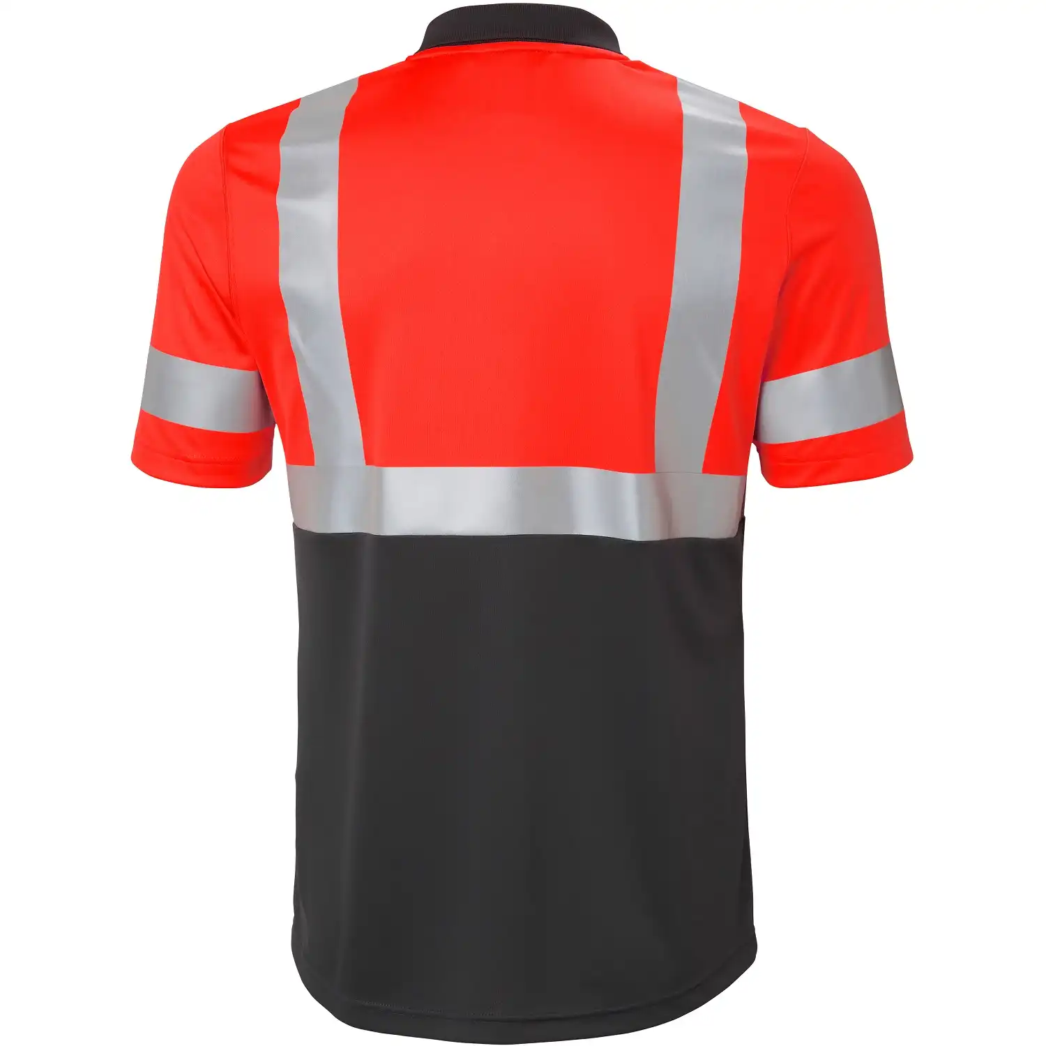 Warnschutz Polo-Shirt ADDVIS UV-Sch. in rot/schwarz, XS - Thumbnail 2