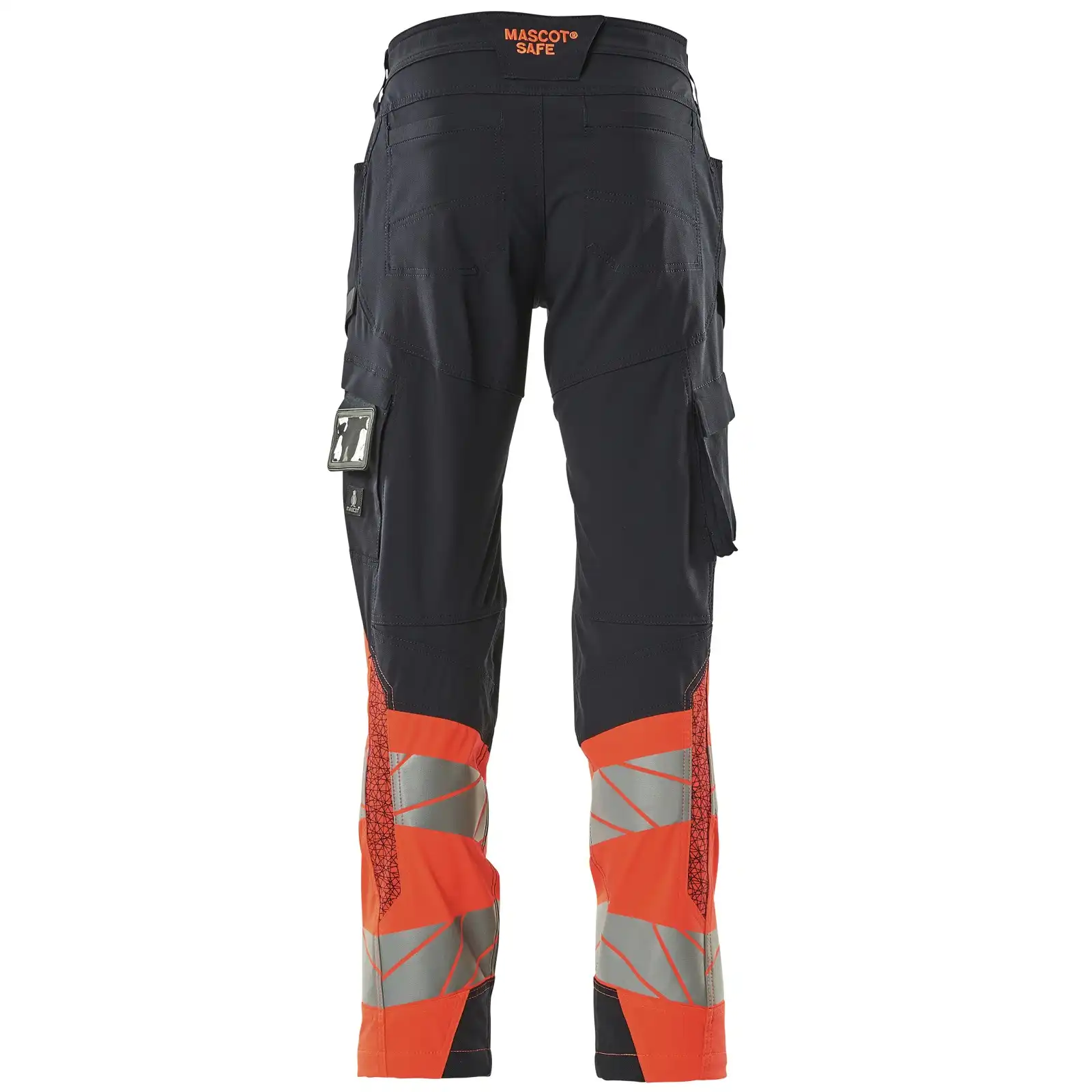 Warnschutz Stretch Bundhose leicht Kl. 1 "ACCELERATE SAFE" in schwarzblau/rot, 82C44 (EU 44) - Thumbnail 2