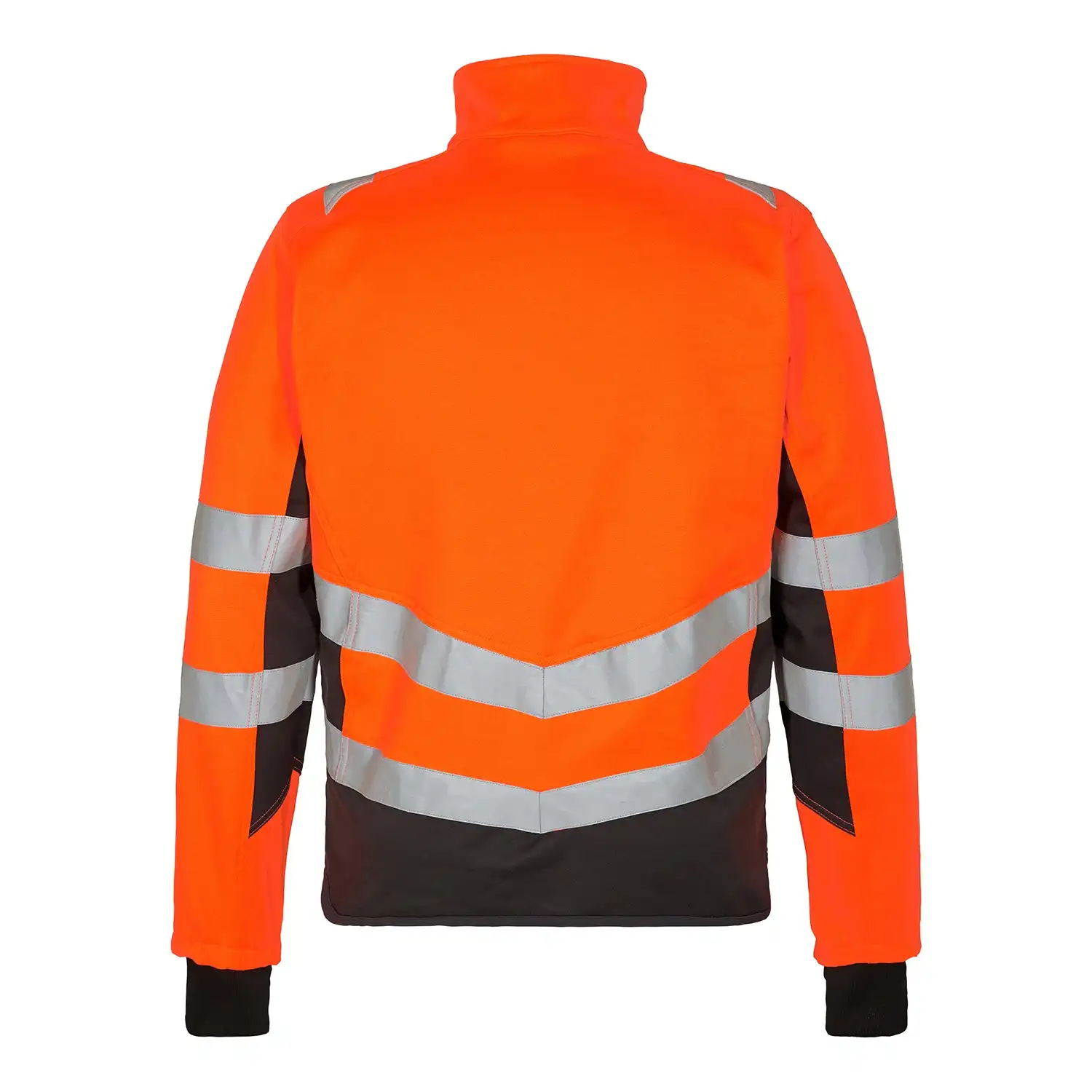 Warnschutz Stretch Bundjacke "1544-314" Safety in orange/grau, L - Thumbnail 2