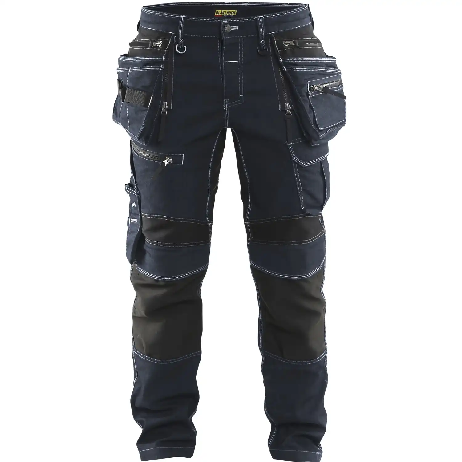 Stretch Handwerker-Jeans "X1900" in marine/schwarz, C52 - Thumbnail 1