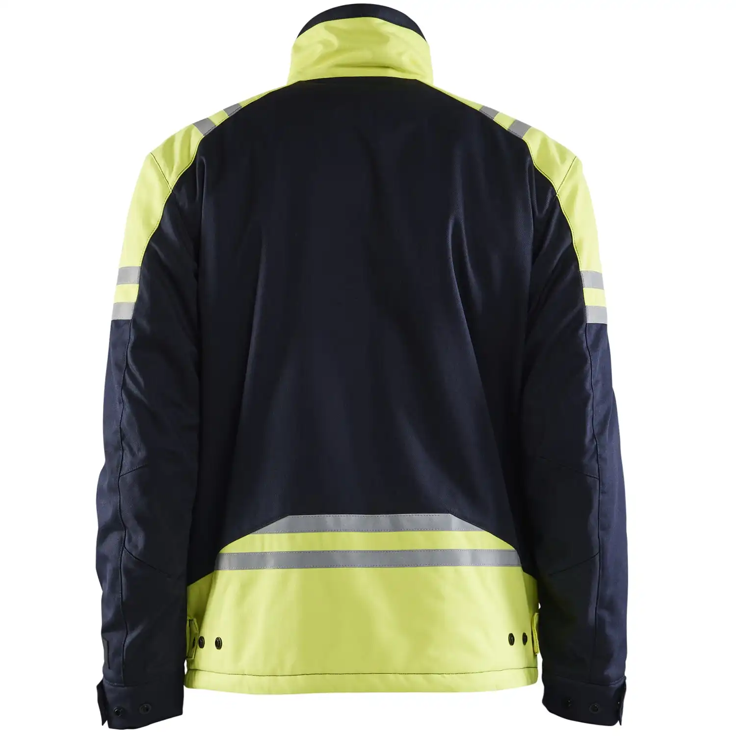 Multinorm Winterjacke "4515" Inherent  Stahl marine/gelb in 3XL - Thumbnail 2