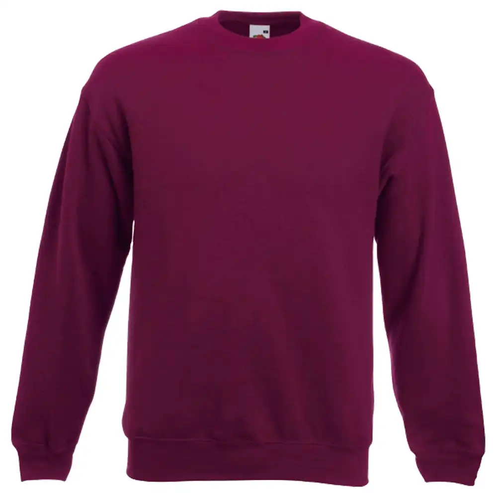 Sweatshirt "F324" Classic Set-In in burgundy, XL - Bild 1