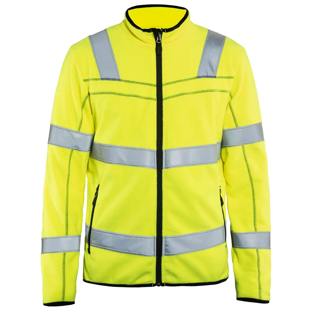 Warnschutz Microfleece-Jacke "4941" in gelb, S - Thumbnail 1