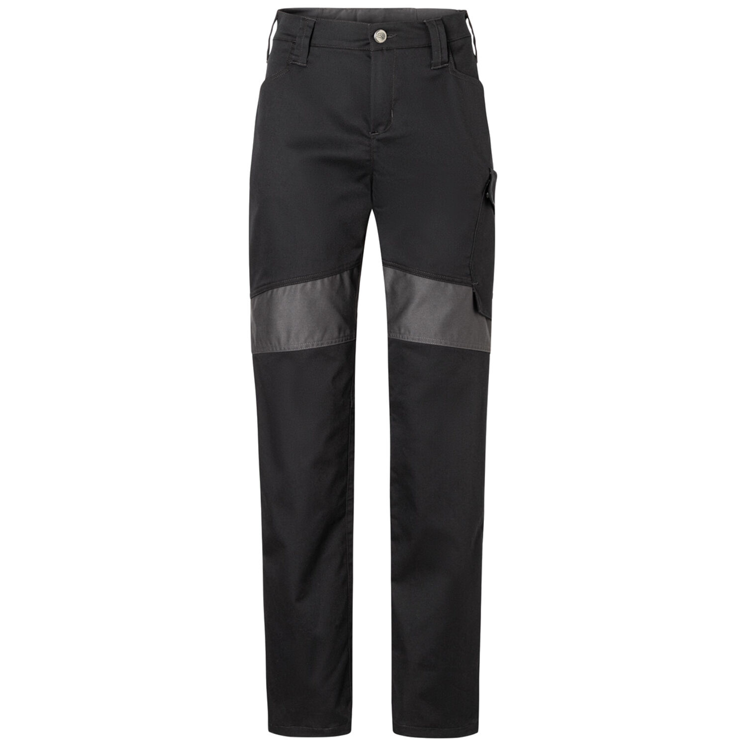 Damen Stretch-Bundhose "REFORCE" in schwarz/dunkelgrau, 44 - Thumbnail 1