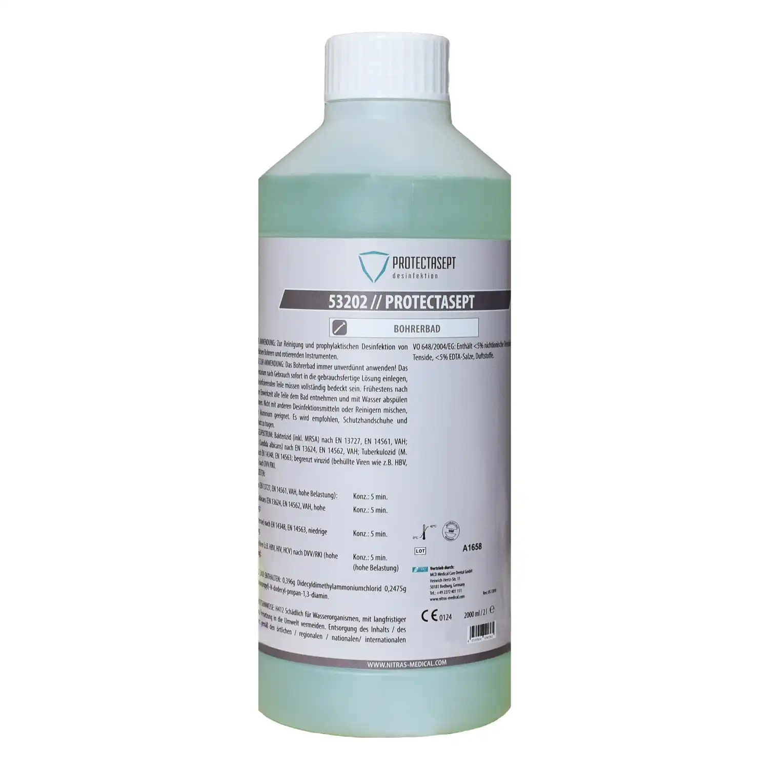 Bohrerbad Desinfektion gebrauchsfertig | 2L-Flasche - Bild 1