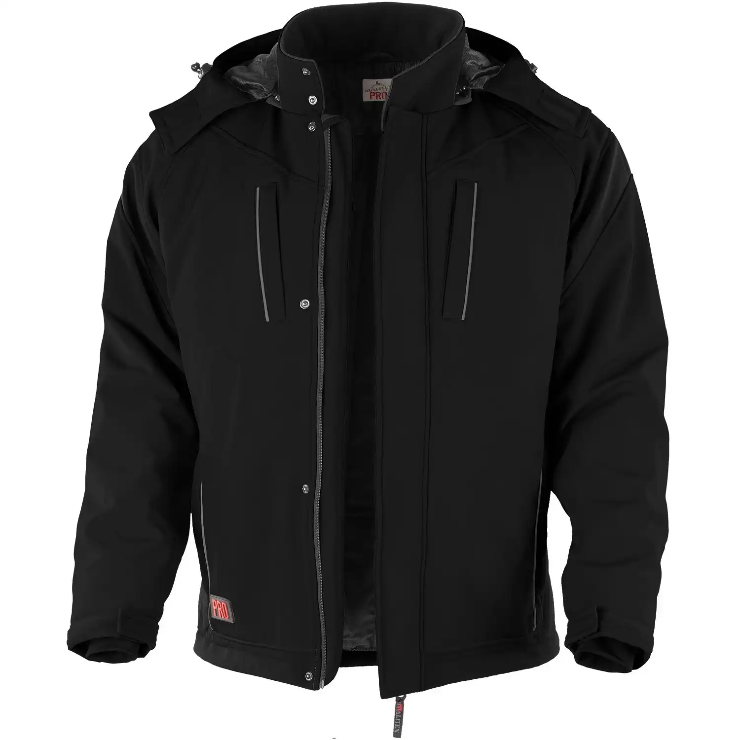Winter Softshelljacke "PRO" in schwarz, XXL - Bild 1