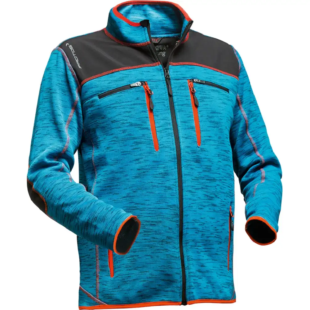 Strickjacke "INUIT" in Blau, L - Bild 1