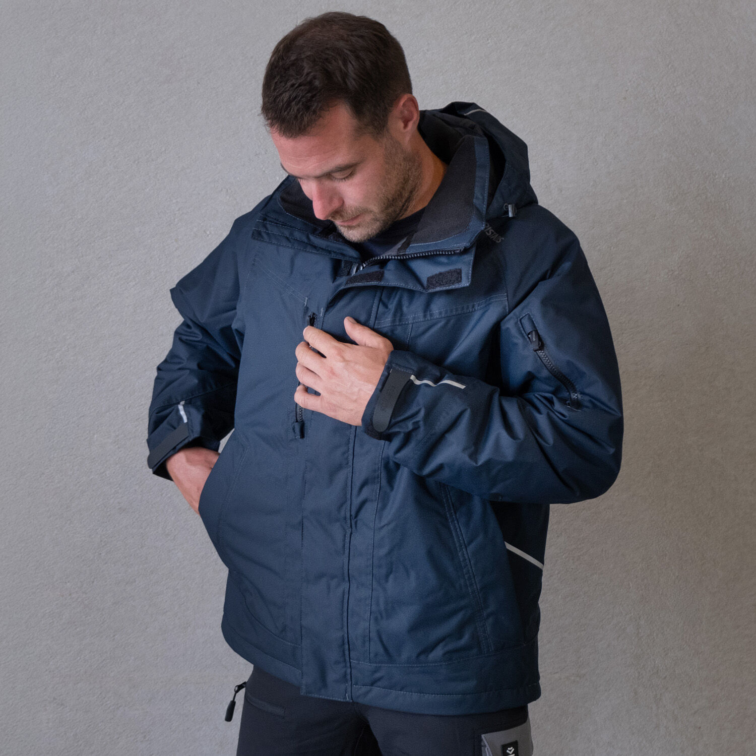 Winterjacke "4410 GTT" 2.0 Alnaryd in dunkelmarine, XS - Thumbnail 4