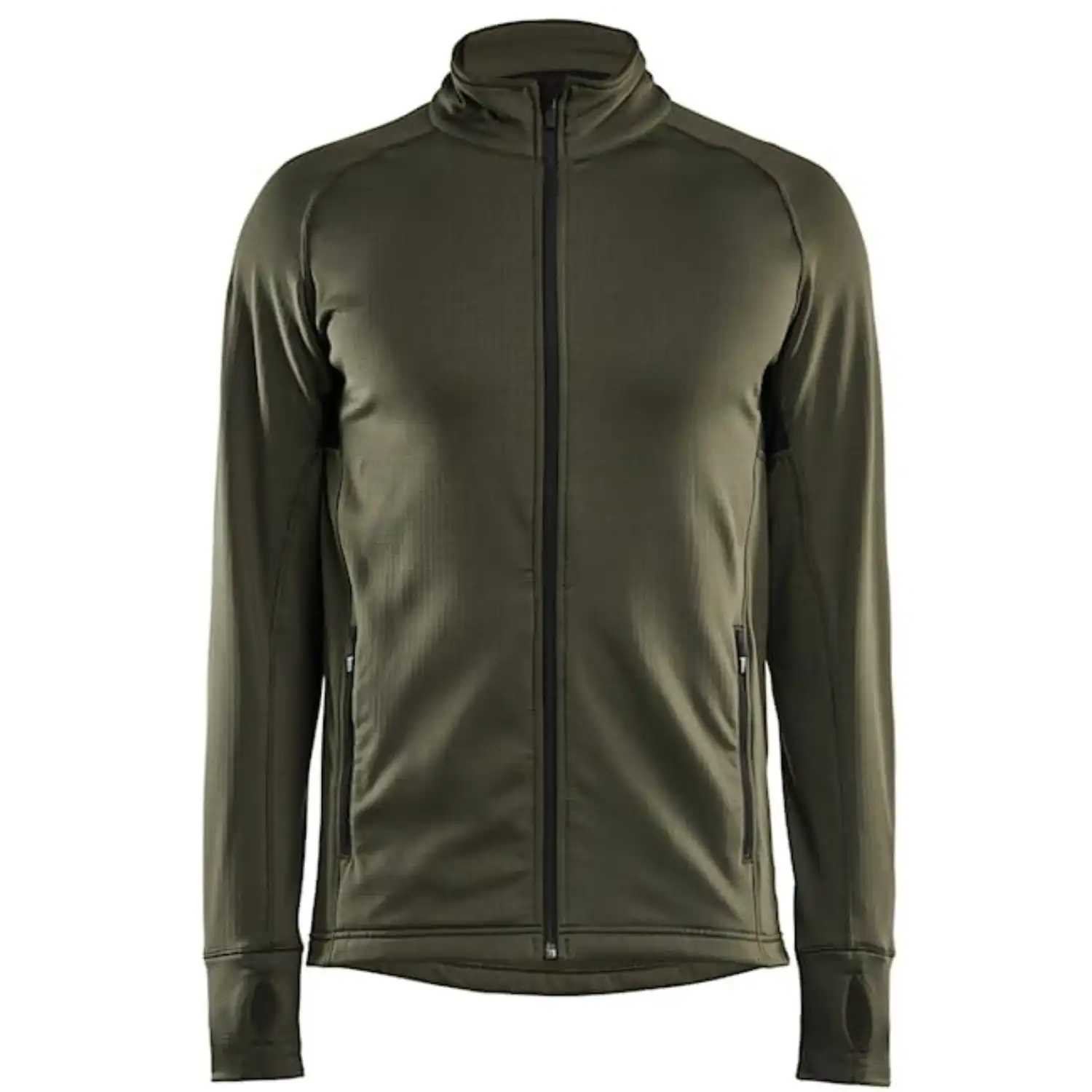 Fleecejacke "STRIKER" in waldgrün, XS - Thumbnail 1