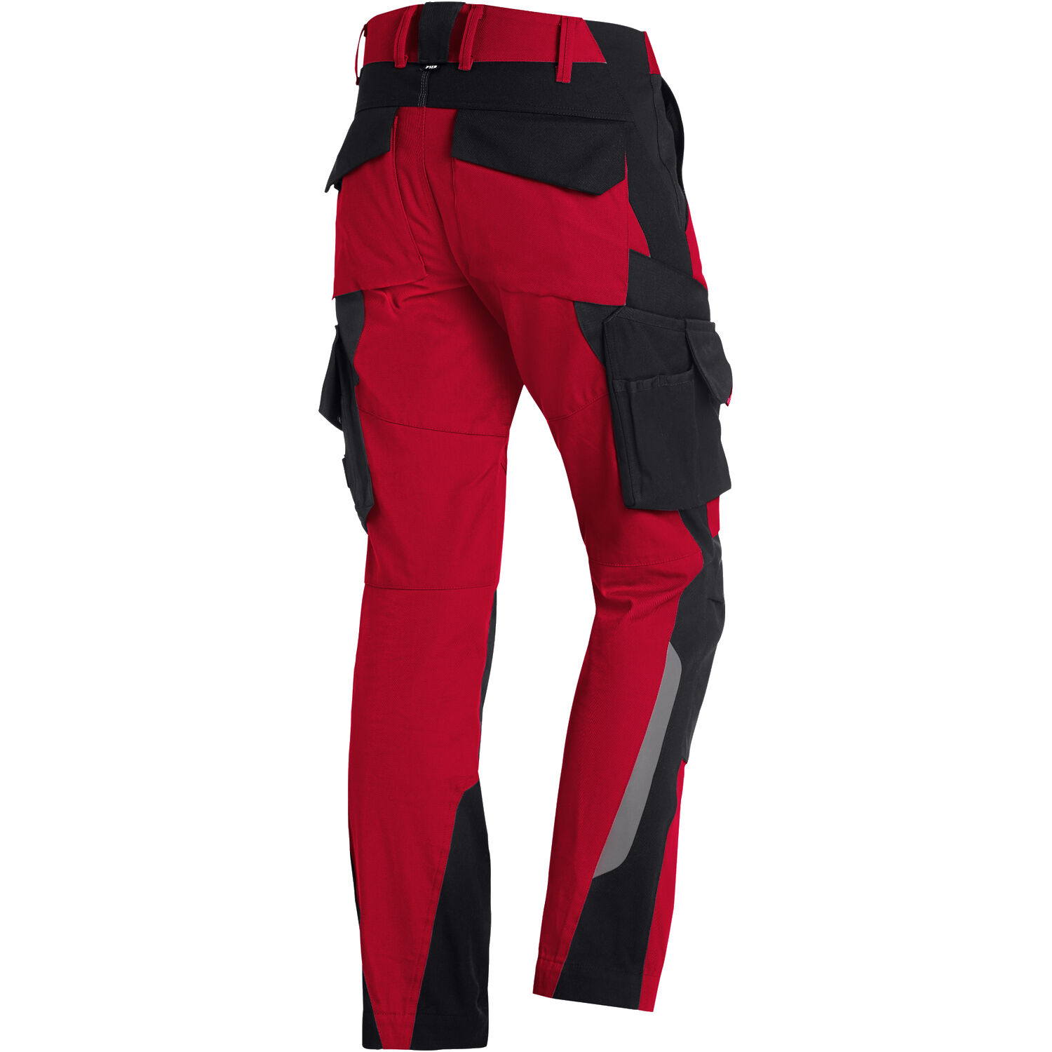 Damen Arbeitshose "ANNETTE" in rot/schwarz, 44 - Thumbnail 2