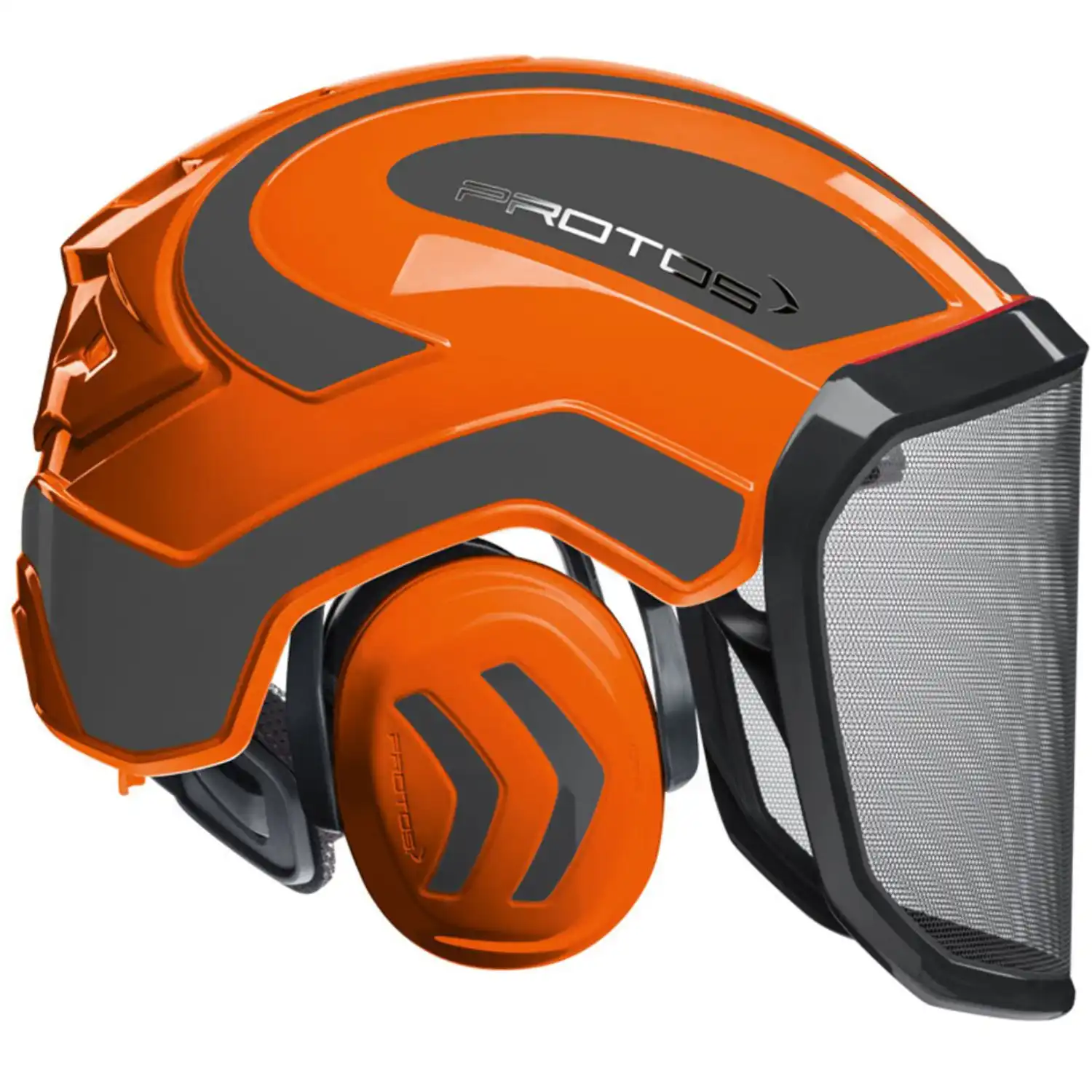 Forsthelm "INTEGRAL FOREST" fein F39 in orange/grau - Bild 1