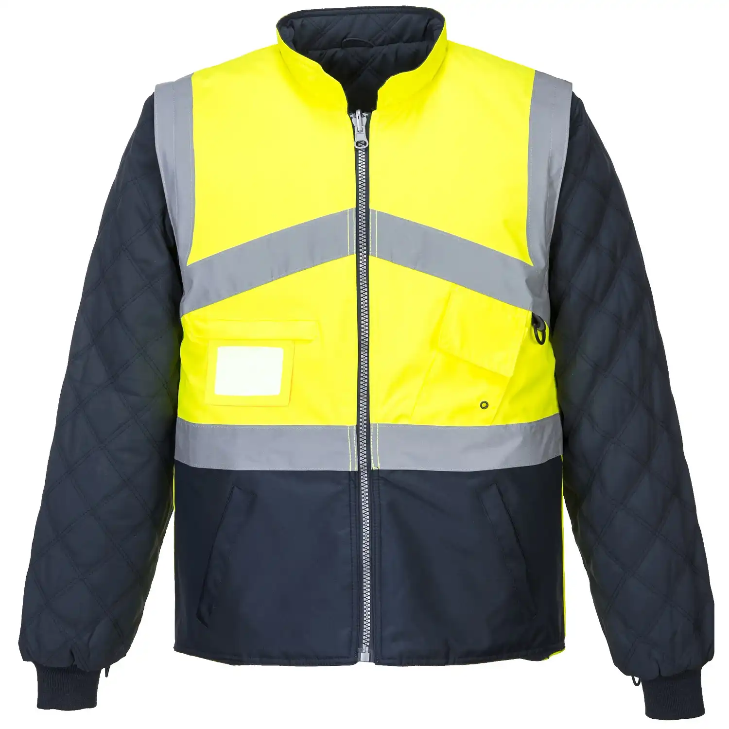 Warnschutz Wendejacke "S769" in gelb/marine, L - Thumbnail 1