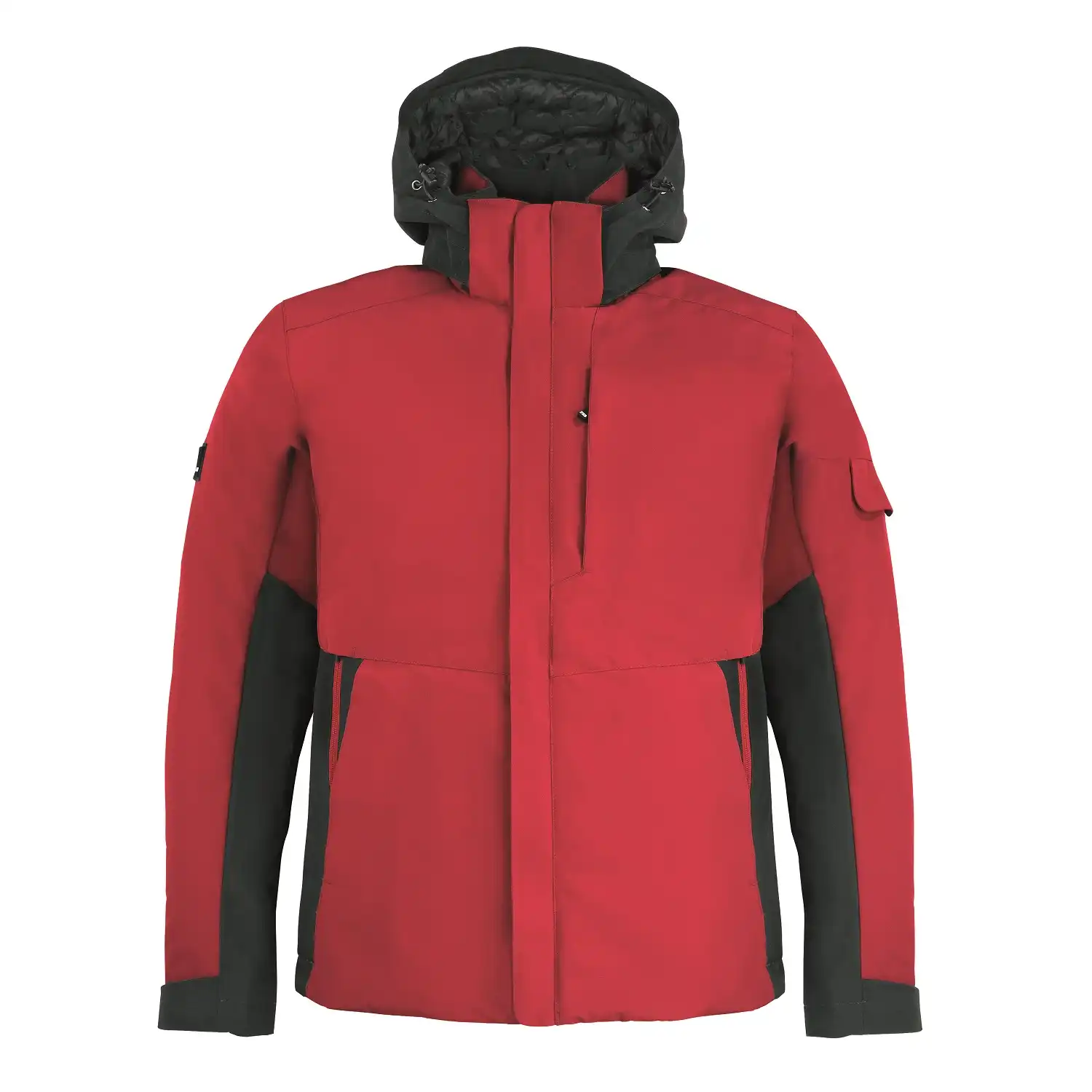 Winterjacke Primaloft® "GEORG" in rot/schwarz, L - Thumbnail 1