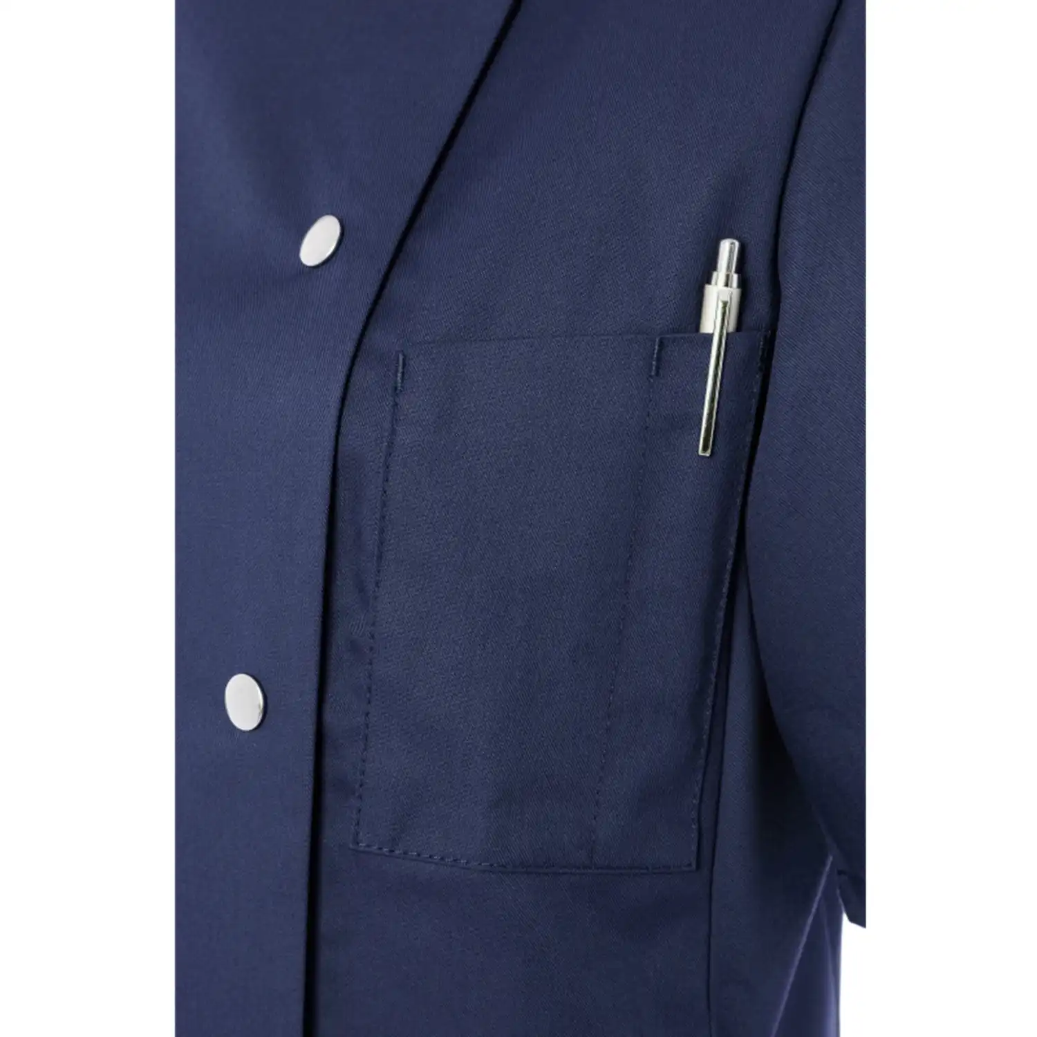 Damen Kochjacke Greta "JF 4" in marine, 48 - Thumbnail 5