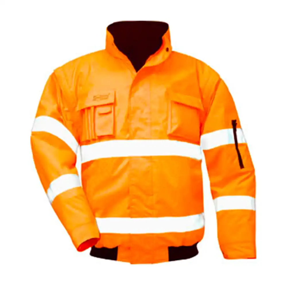 Warnschutz-Pilotenjacke "TOM" 2-in-1 orange in S - Bild 1
