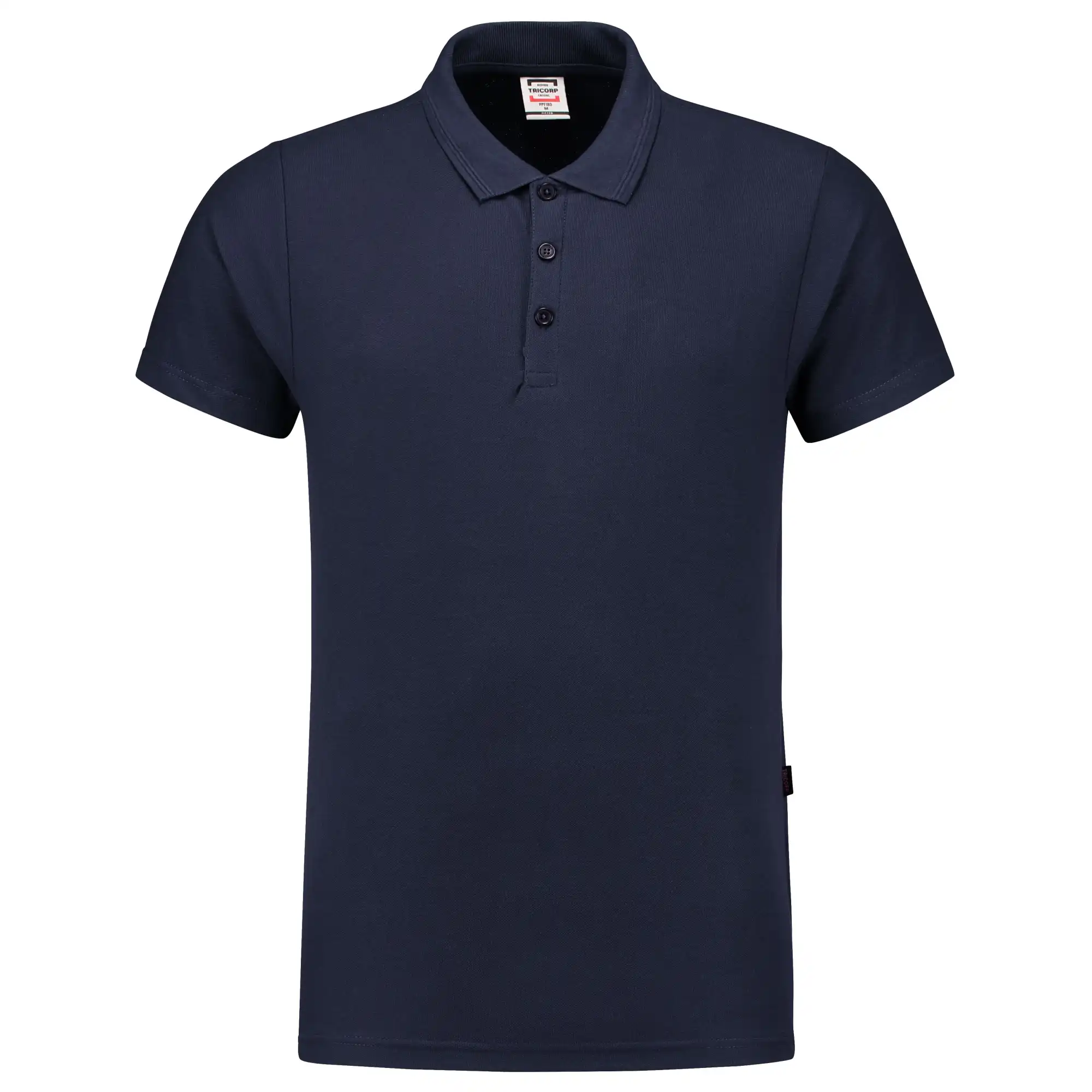 Polo-Shirt Fittet "201005" Casual in ink, M - Thumbnail 1