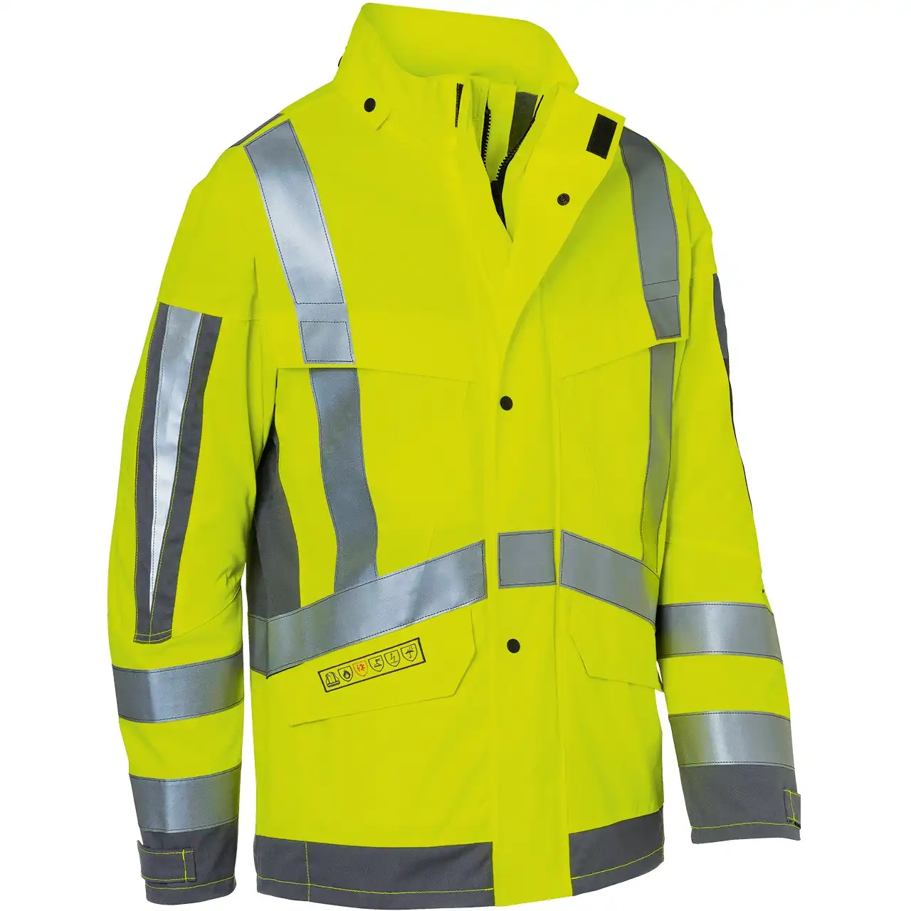 Multinorm Wetterjacke "PROTECTIQ HIGH VIS" arc2 in warngelb/anthrazit, 3XL - Thumbnail 1