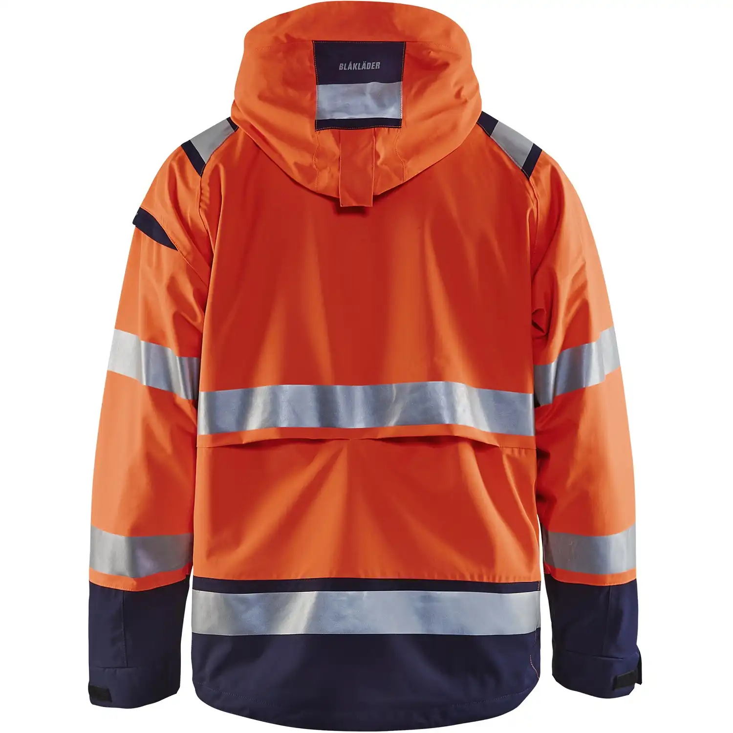 Warnschutz Shelljacke "4987" in orange/marine, 3XL - Thumbnail 2