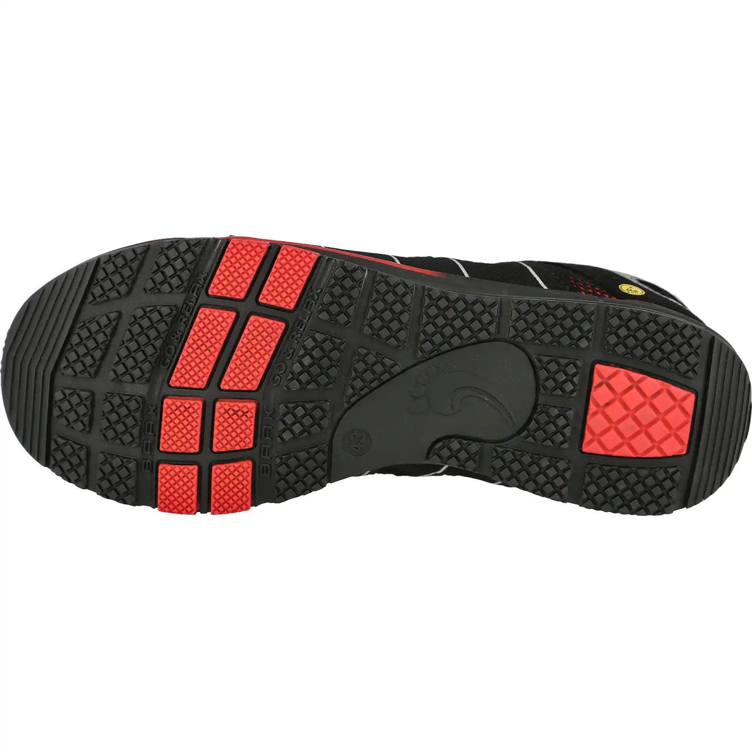 Sicherheitshalbschuhe S1P "RED" Sport Light go&relax in 45 - Thumbnail 3