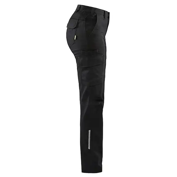 Damen Stretch Bundhose "7144" Industrie in schwarz, C38 - Thumbnail 3