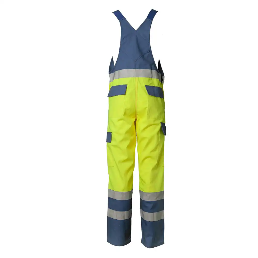 Multinorm Latzhose "MAJOR PROTECT" gelb/kornblau in 44 - Thumbnail 3