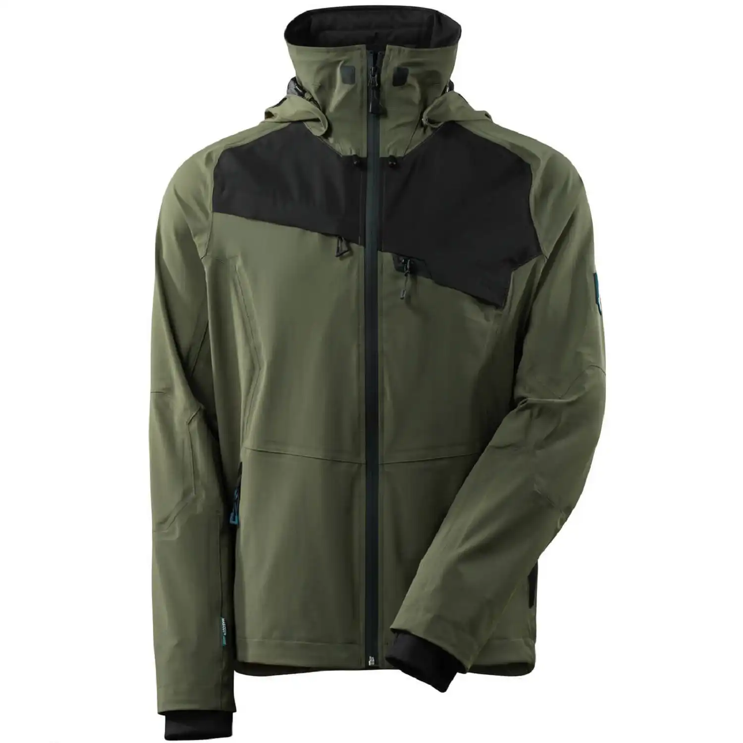Stretch-Regenjacke Advanced in grün, XXL - Bild 1