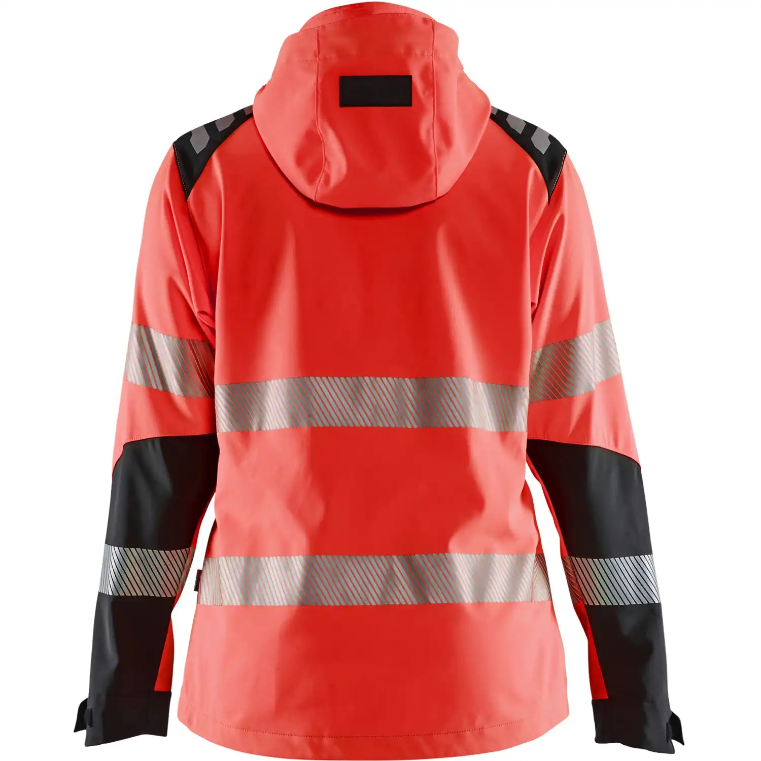 Damen Warnschutz Softshelljacke "4791" in rot/schwarz, XS - Thumbnail 2