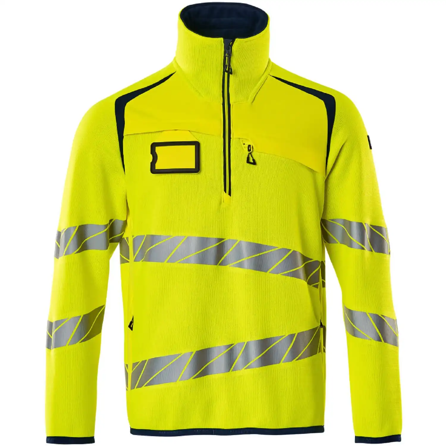 Warnschutz Strickpullover "ACCELERATE SAFE" in gelb/schwarzblau, XXL - Bild 1