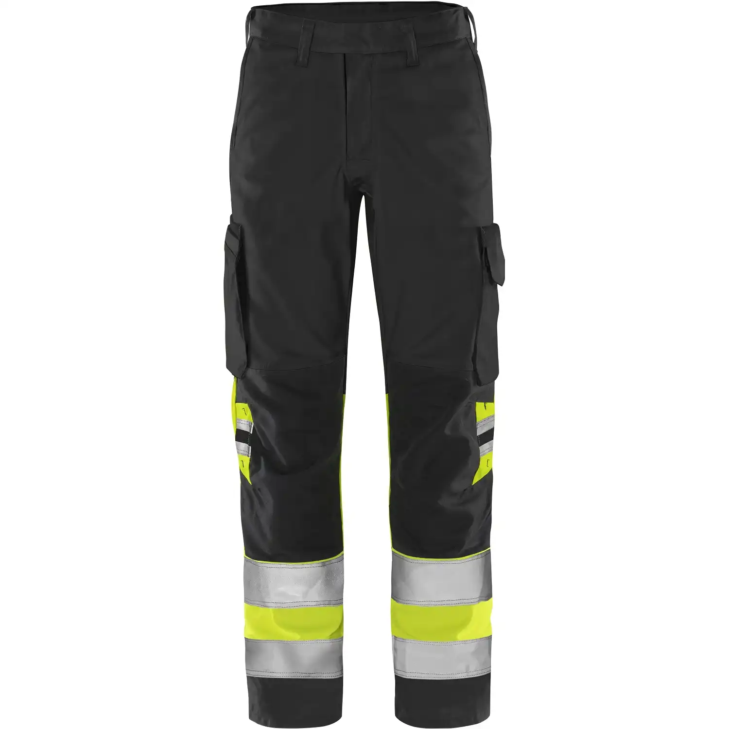 Warnschutz Servicehose Kl. 1 "2668 GPLU" Green Trofta in gelb/schwarz, C44 - Thumbnail 1