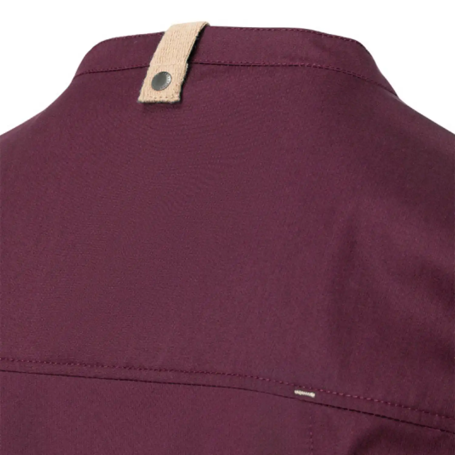 Herren Kochjacke "JM 36" in aubergine, 48 - Thumbnail 5