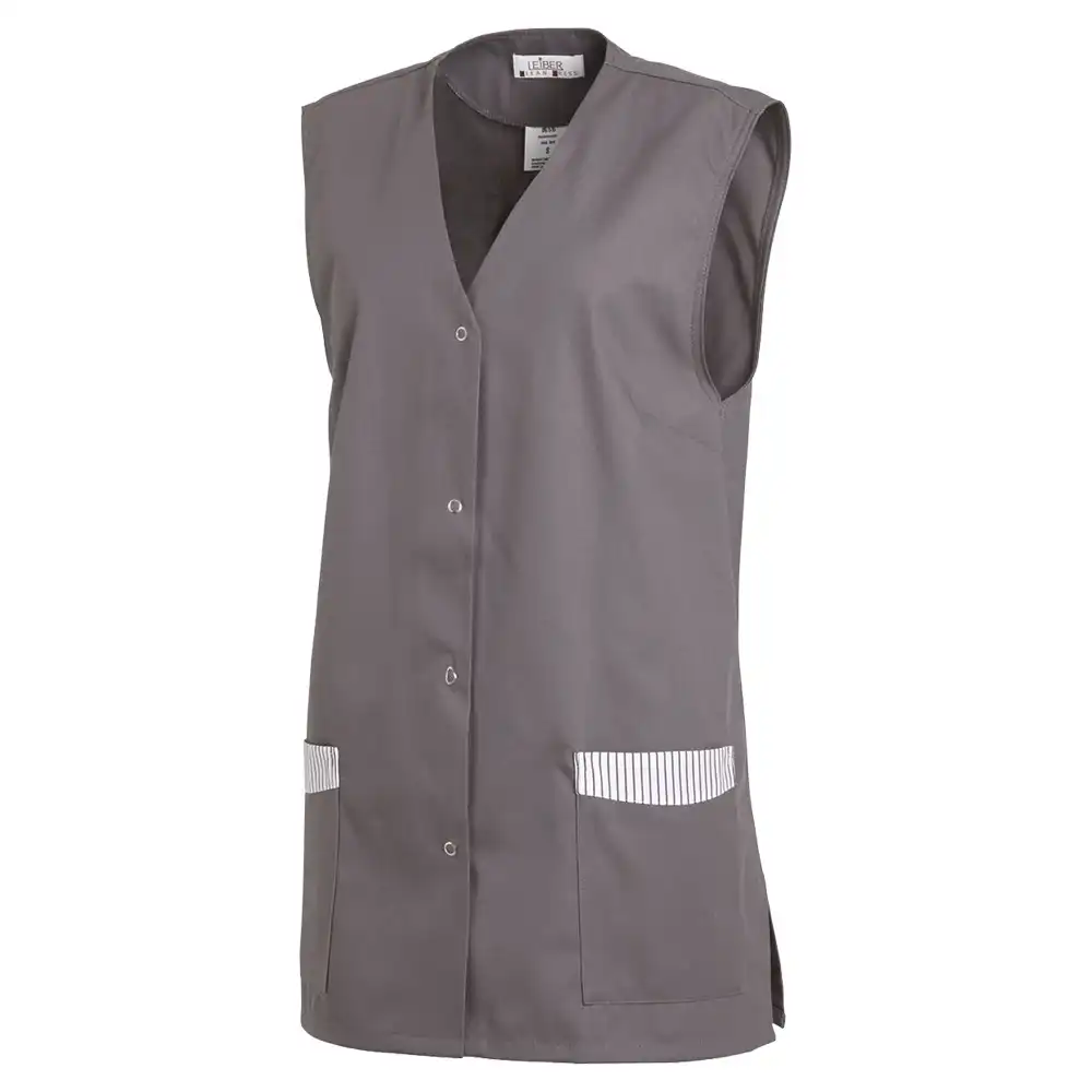 Westenkasack Ärmellos "09/515" in grau, L - Thumbnail 1