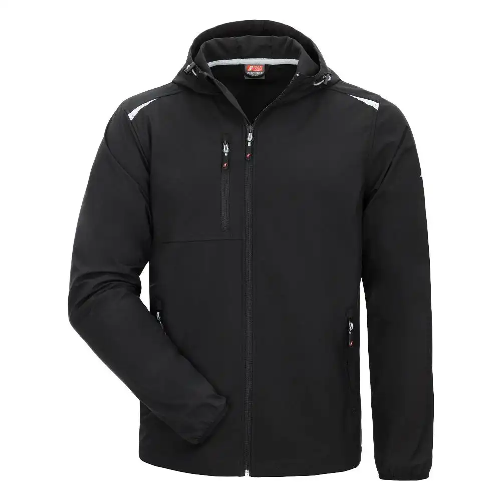 Softshell-Windbreaker "MOTION TEX LIGHT" schwarz in L - Thumbnail 1
