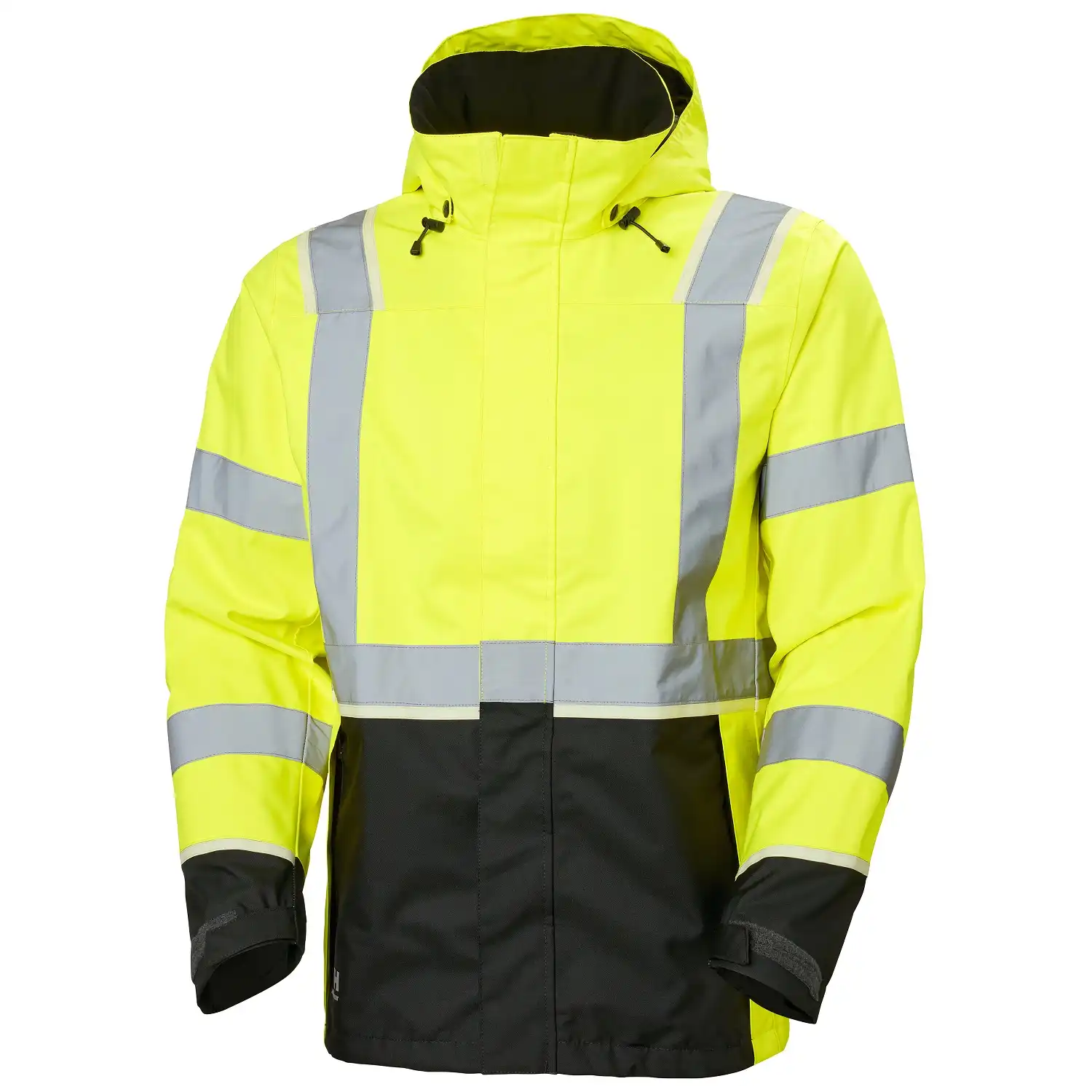 Warnschutz Regenjacke "UC-ME" in gelb/schwarz, M - Thumbnail 1