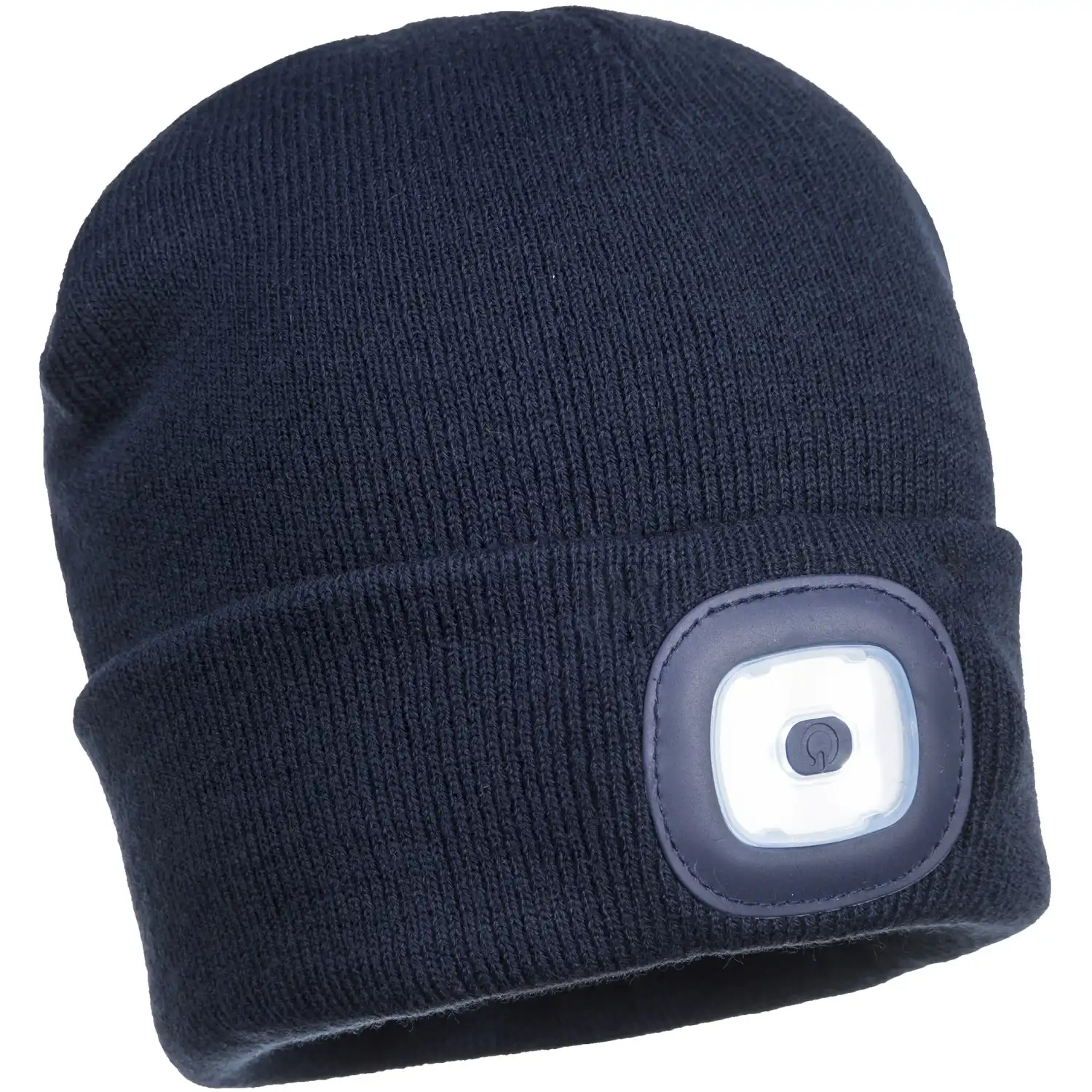 LED Wintermütze doppelseitig  "B028" in marine - Thumbnail 1