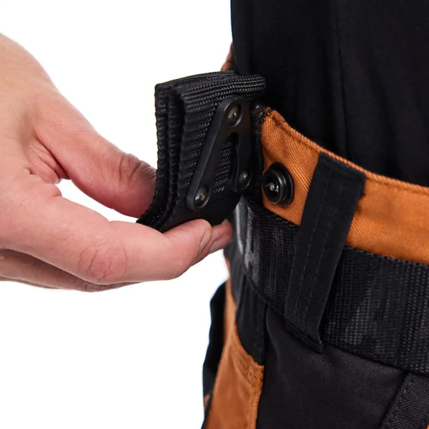 Stretch Handwerkerhose "STRIKER" in C48, rost/schwarz - Thumbnail 6