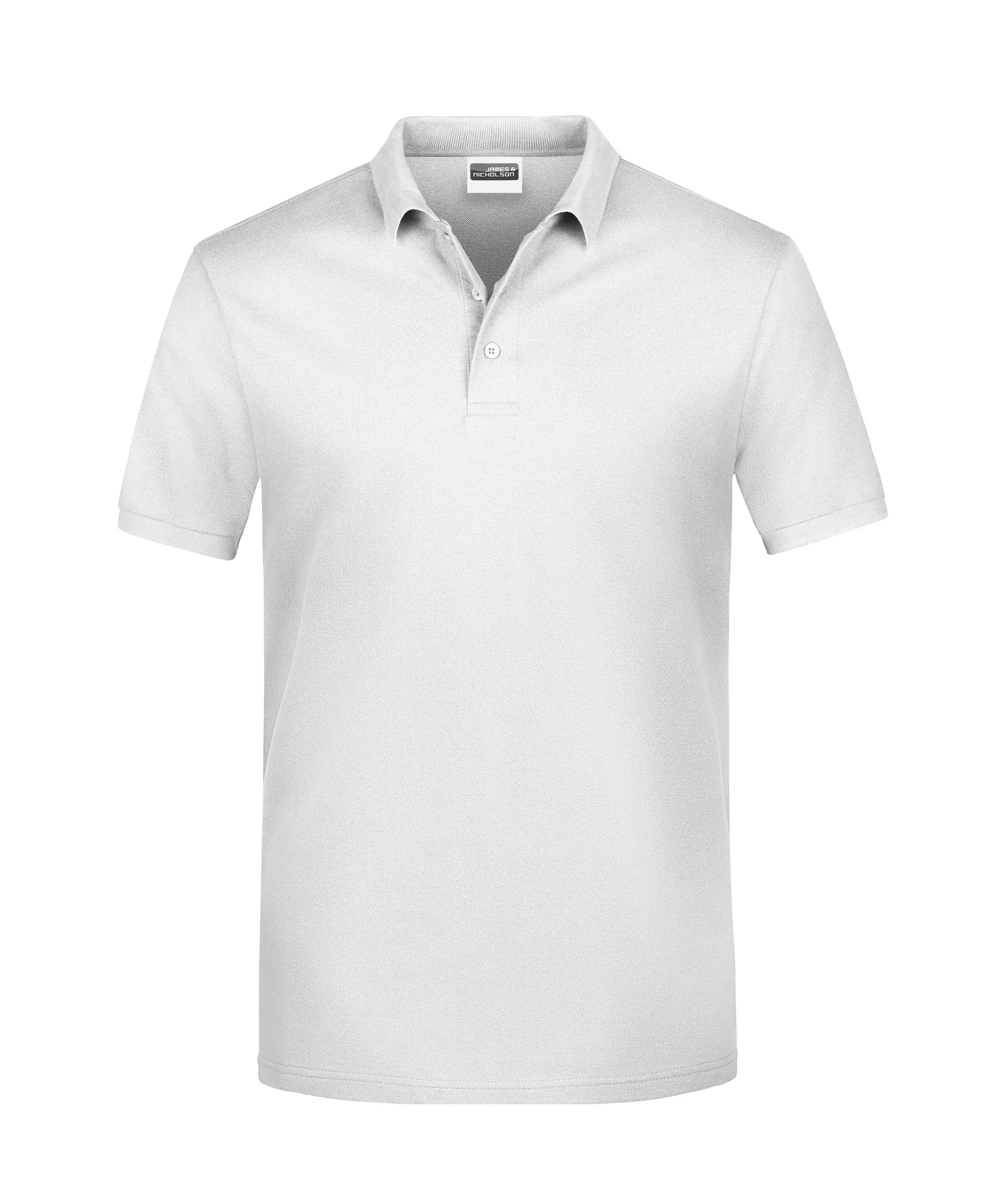 Basic Polo-Shirt "JN792" in white, L - Bild 1