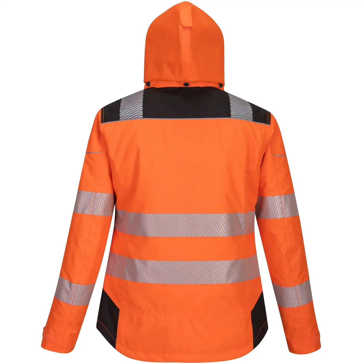 Damen Warnschutz Winterjacke "PW382" PW3 in orange/schwarz, L - Thumbnail 2