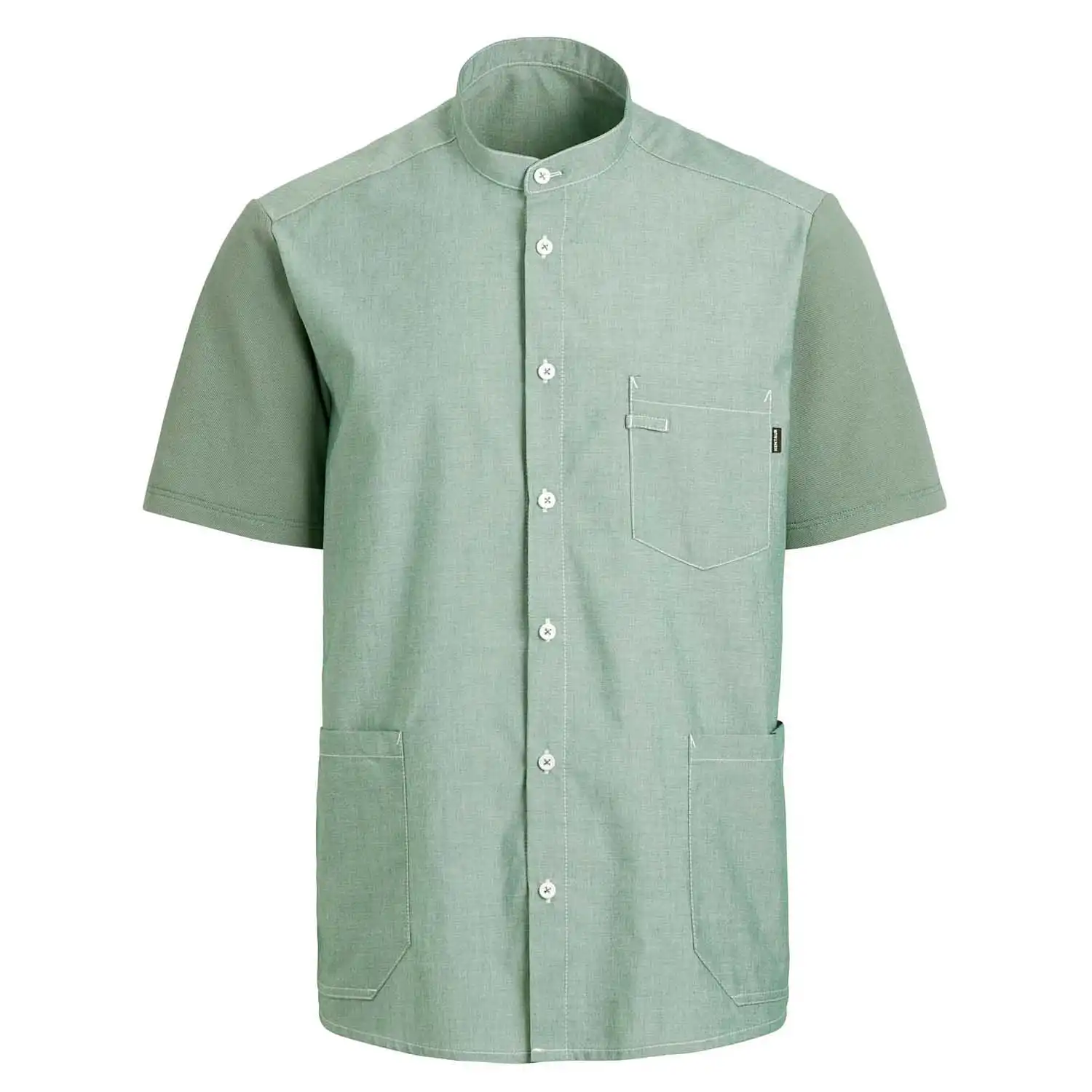 Kasack "25314" Piquée in grün, L - Thumbnail 1