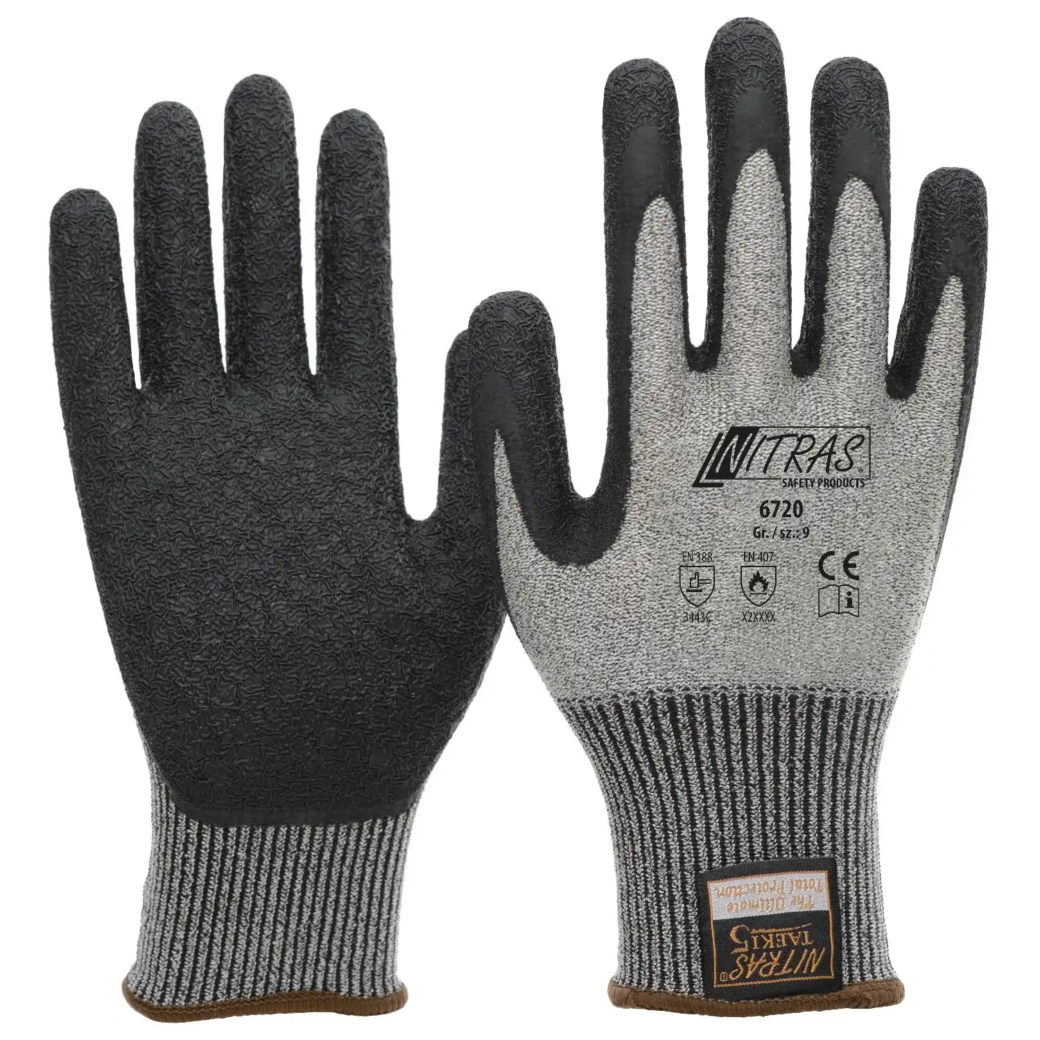 Latex-Schnittschutzhandschuhe 6720 TAEKI5® in 10 (XL) - Bild 1