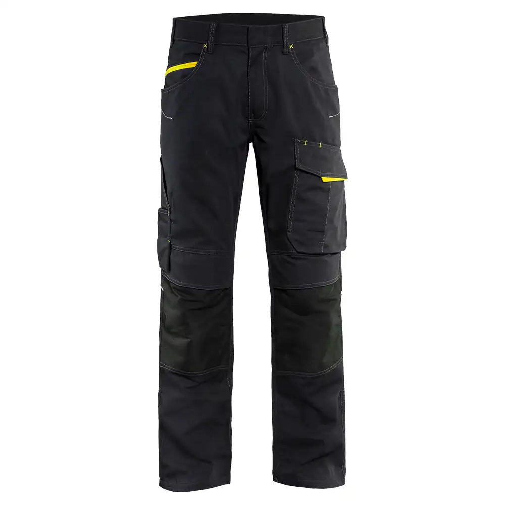 Stretch Servicehose "1495" in schwarz/gelb, C146 - Bild 1