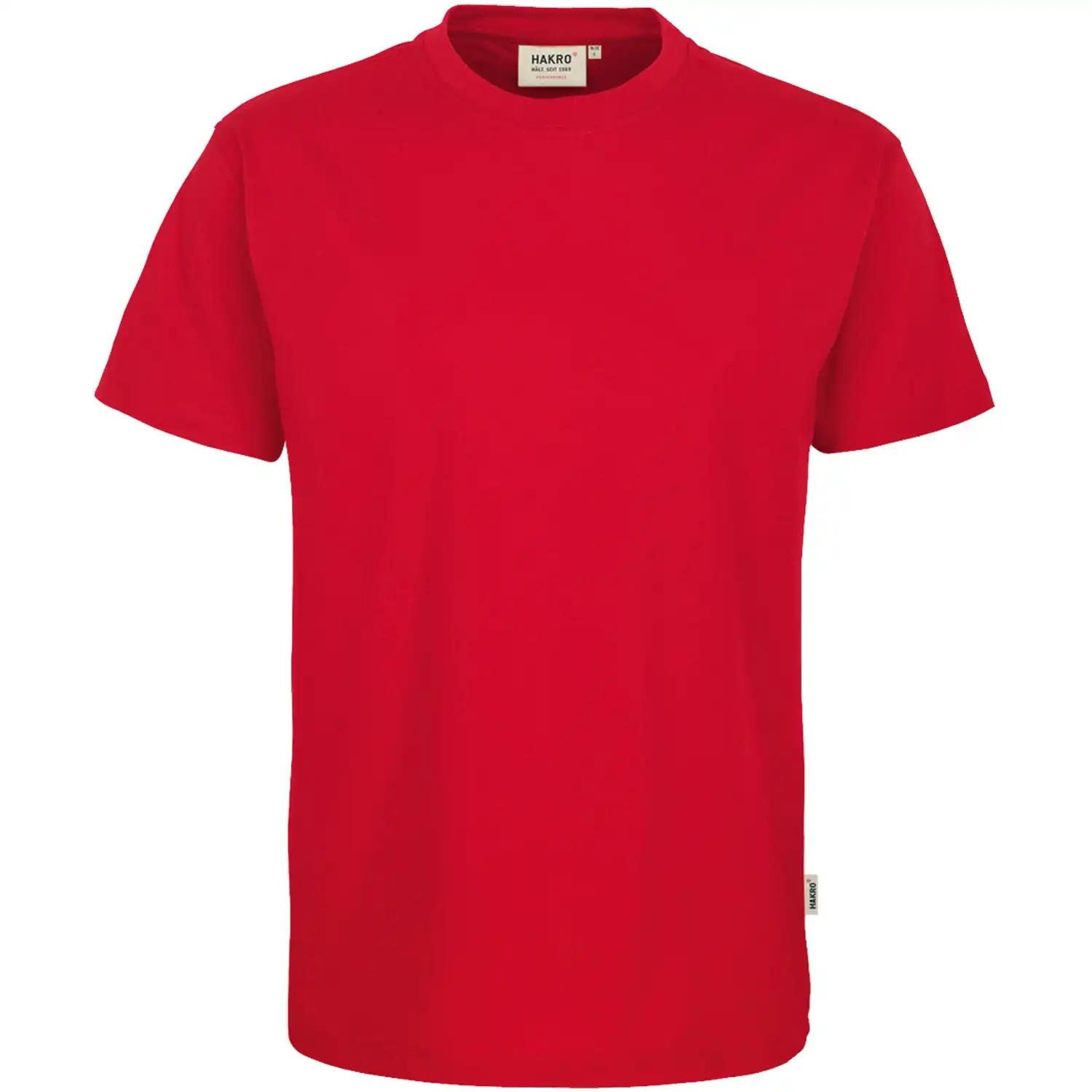 T-Shirt "PERFORMANCE" Rundhals 281 in Rot, L - Thumbnail 1