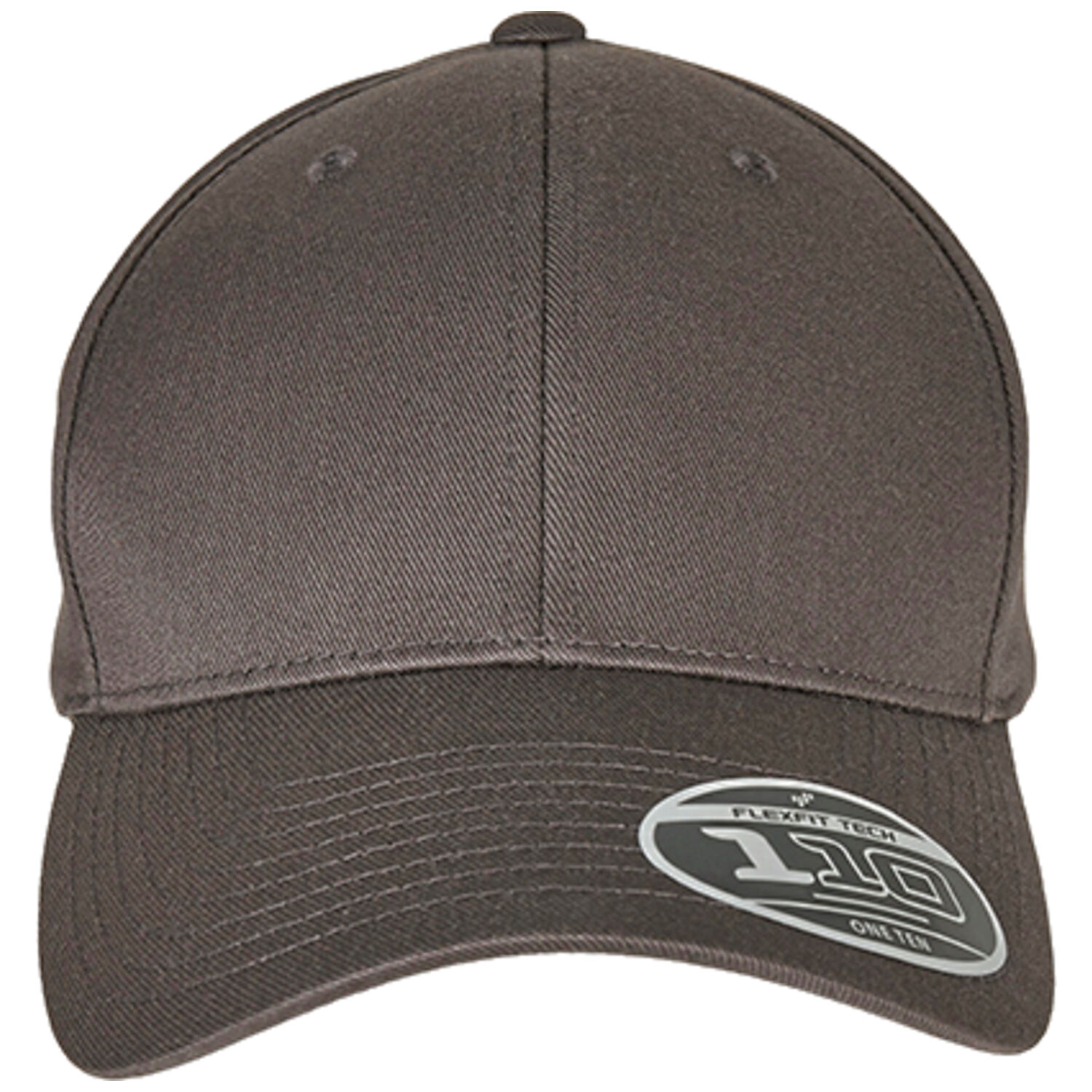 6-Panel-Snapback-Cap in dunkelgrau - Bild 1