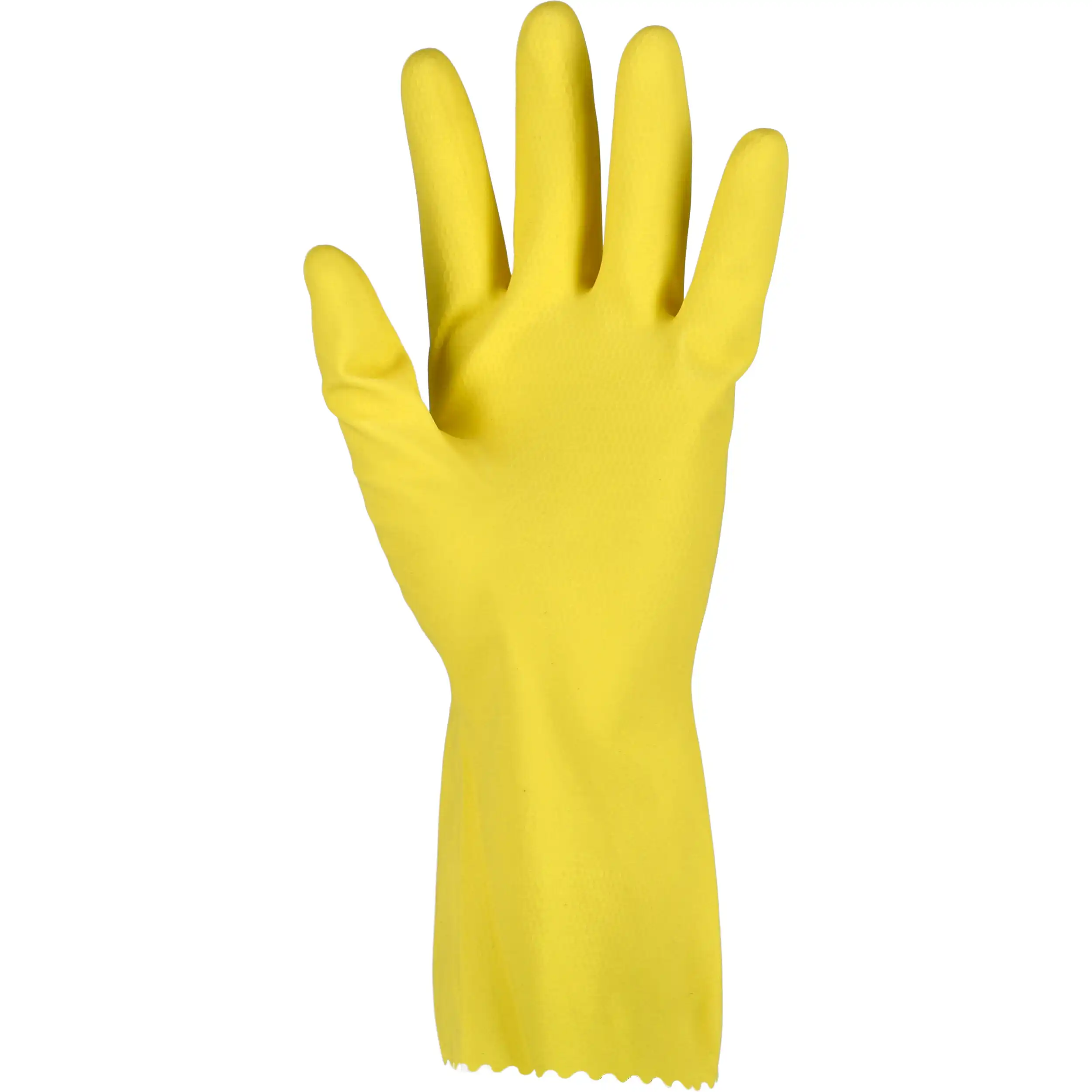 Latex-Haushaltshandschuhe "BASIC" gelb in 8 (M) - Thumbnail 2