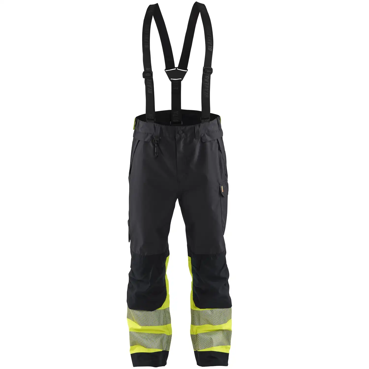 Warnschutz Regenhose "1877" in schwarz/gelb, L - lang - Thumbnail 1