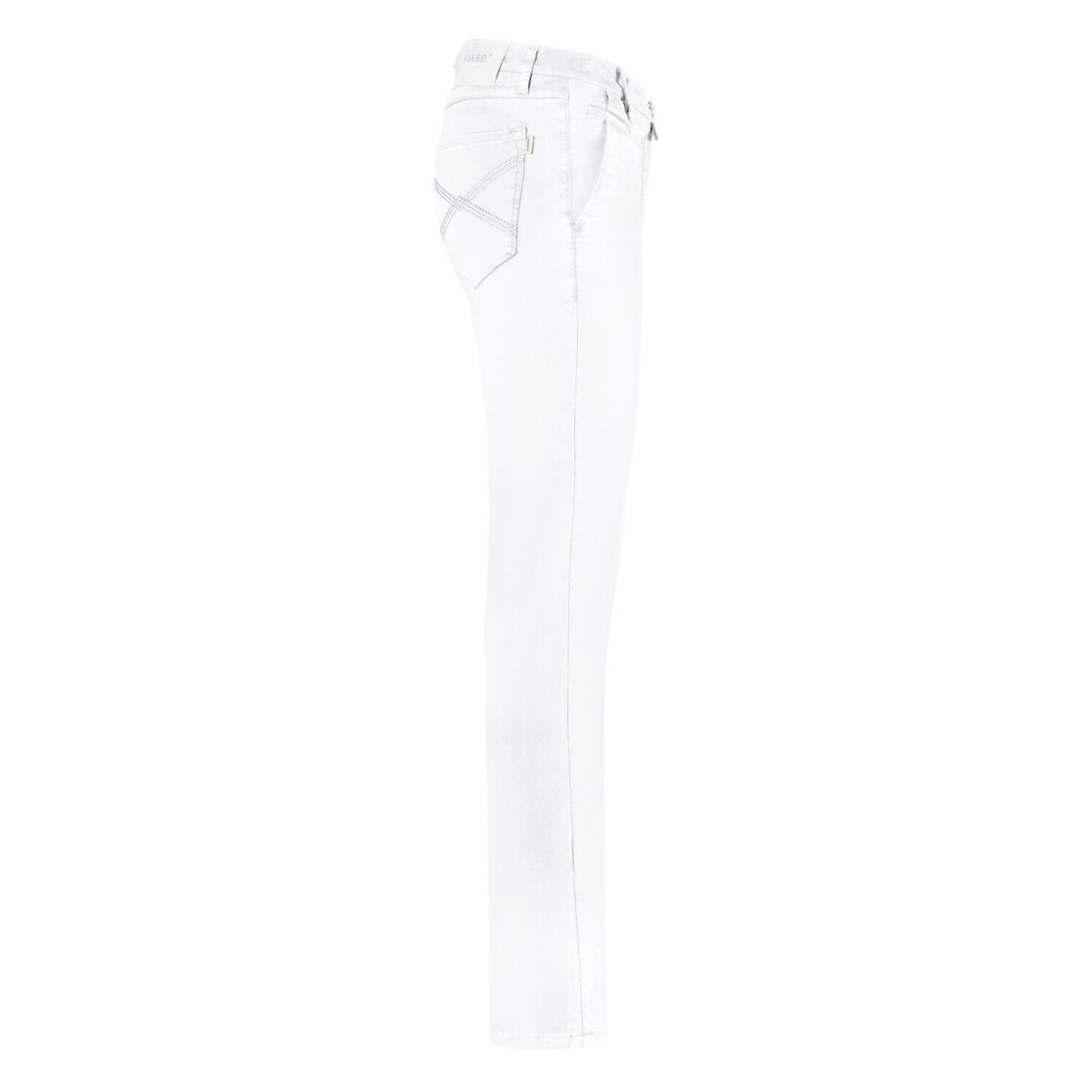 Damen Chinohose X-Stretch "706" in L, Weiß - Thumbnail 3