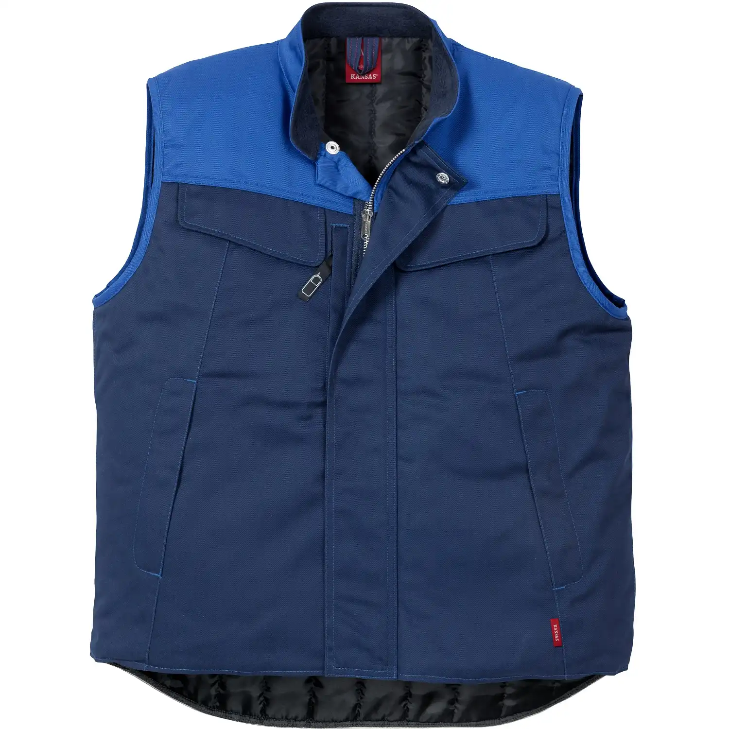 Winterweste "5312" Icon Two Luxe in marine/königsblau, S - Bild 1