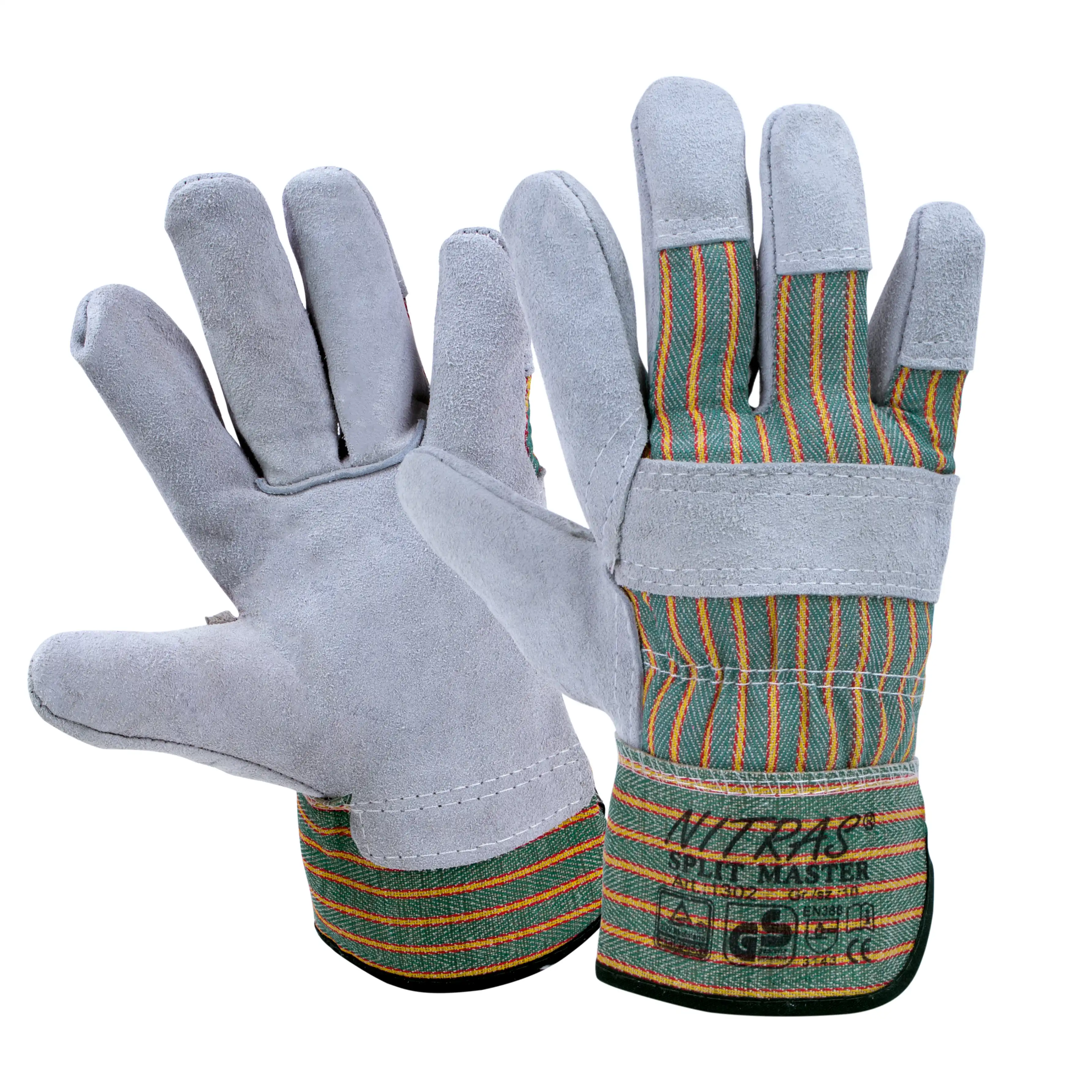 Rindspaltleder-Arbeitshandschuhe "SPLIT MASTER" in 11 (XXL) - Thumbnail 2