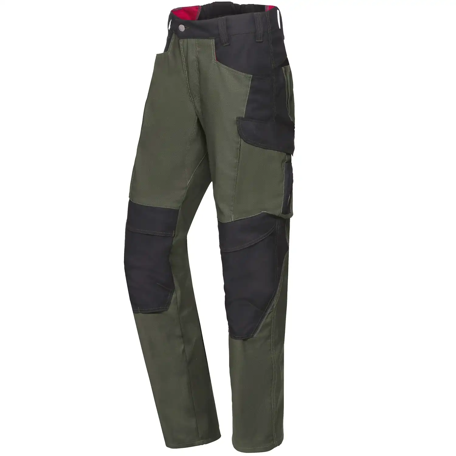 Bundhose "1820-565" Bplus Green in oliv/schwarz, 44 - Thumbnail 1