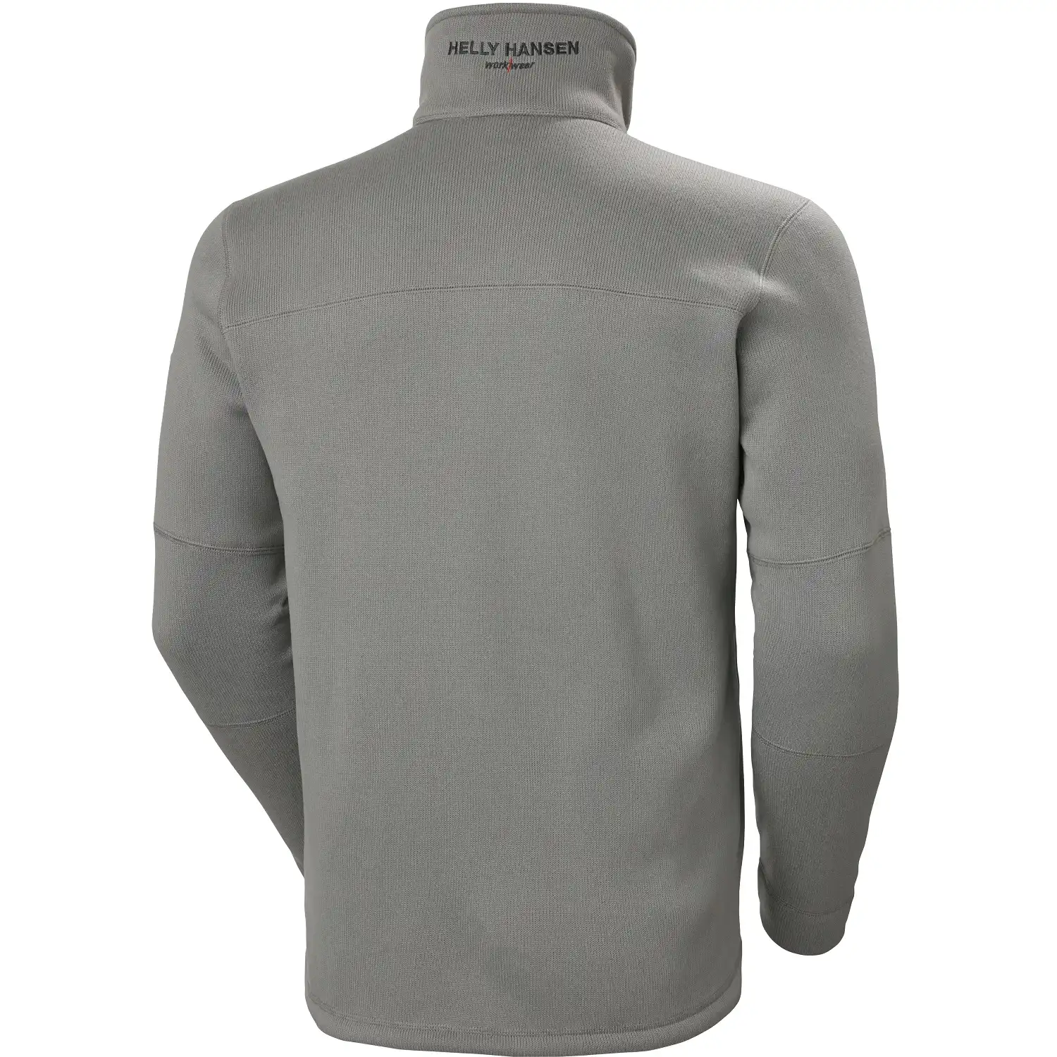 Strickfleece-Pullover "KENSINGTON" in grau-melange, L - Thumbnail 2